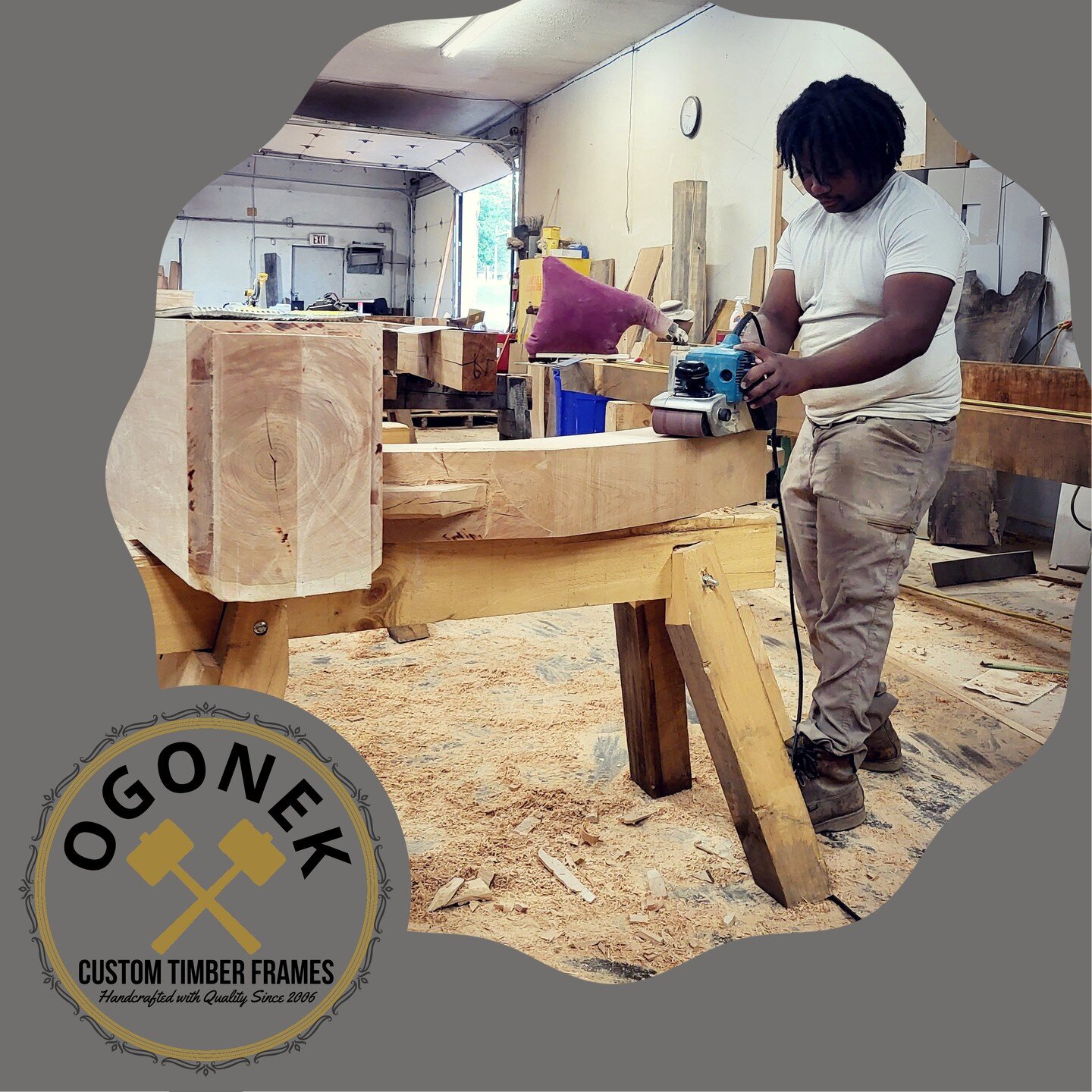 Every part of our timber frames is crafted by hand from locally-sourced, sustainably-harvested solid wood. Our precision and attention to detail allow many of our customers to install their timber frames themselves if they choose. Contact us to find 