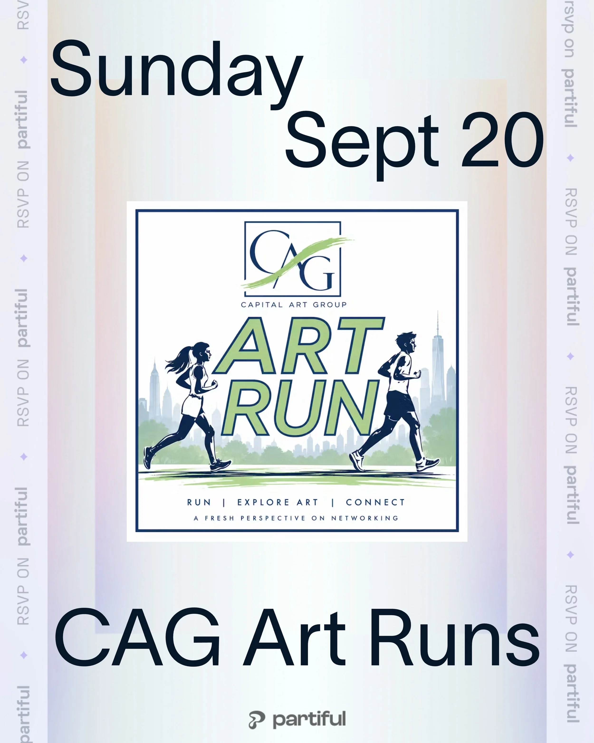 Join us this Sunday for Capital Art Group&rsquo;s first Art Run! 🏃&zwj;♀️🎨

We&rsquo;ll head out for a group run, stop along the way to take in public art and architecture, and connect with fellow art professionals in a relaxed, welcoming setting.
