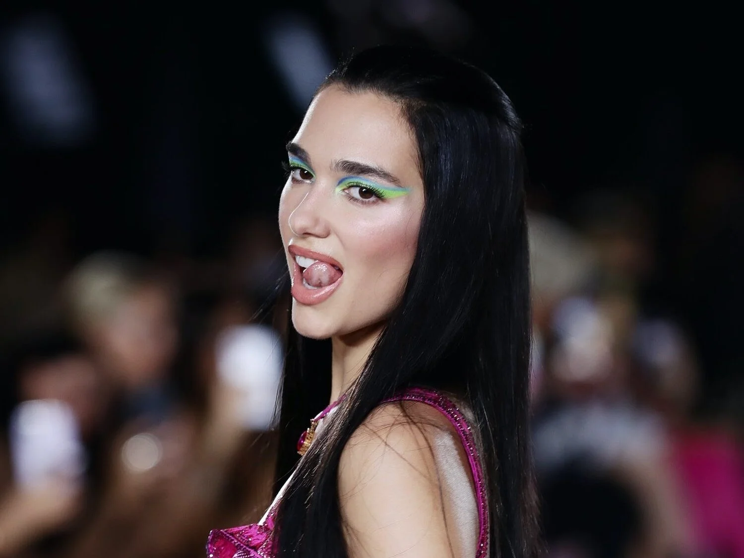 Dua Lipa Makes Runway Debut at Versace