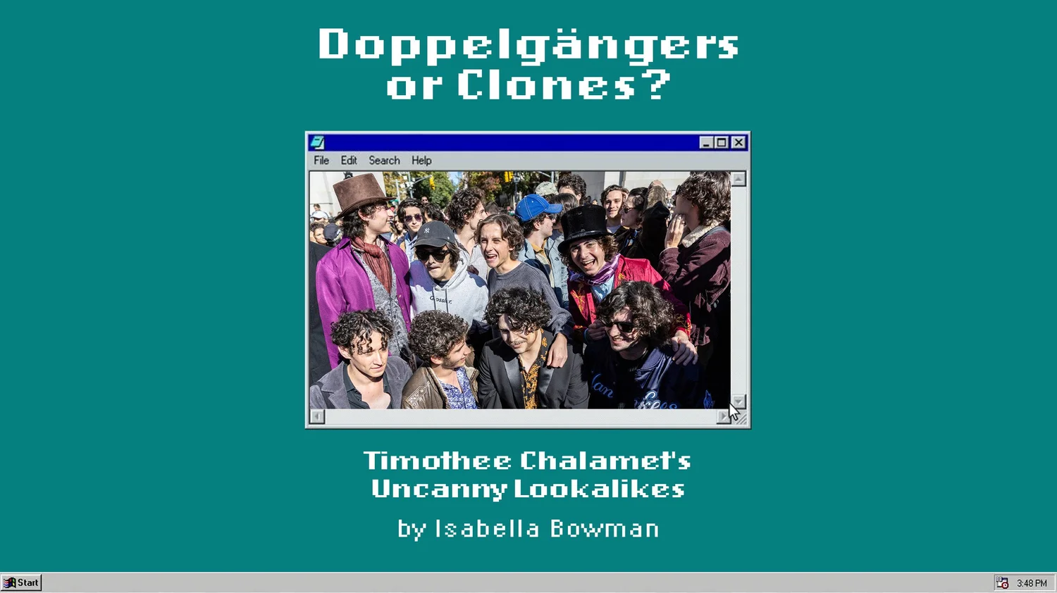 Doppelgängers or Clones?: Timothee Chalamet’s Uncanny Look-alikes