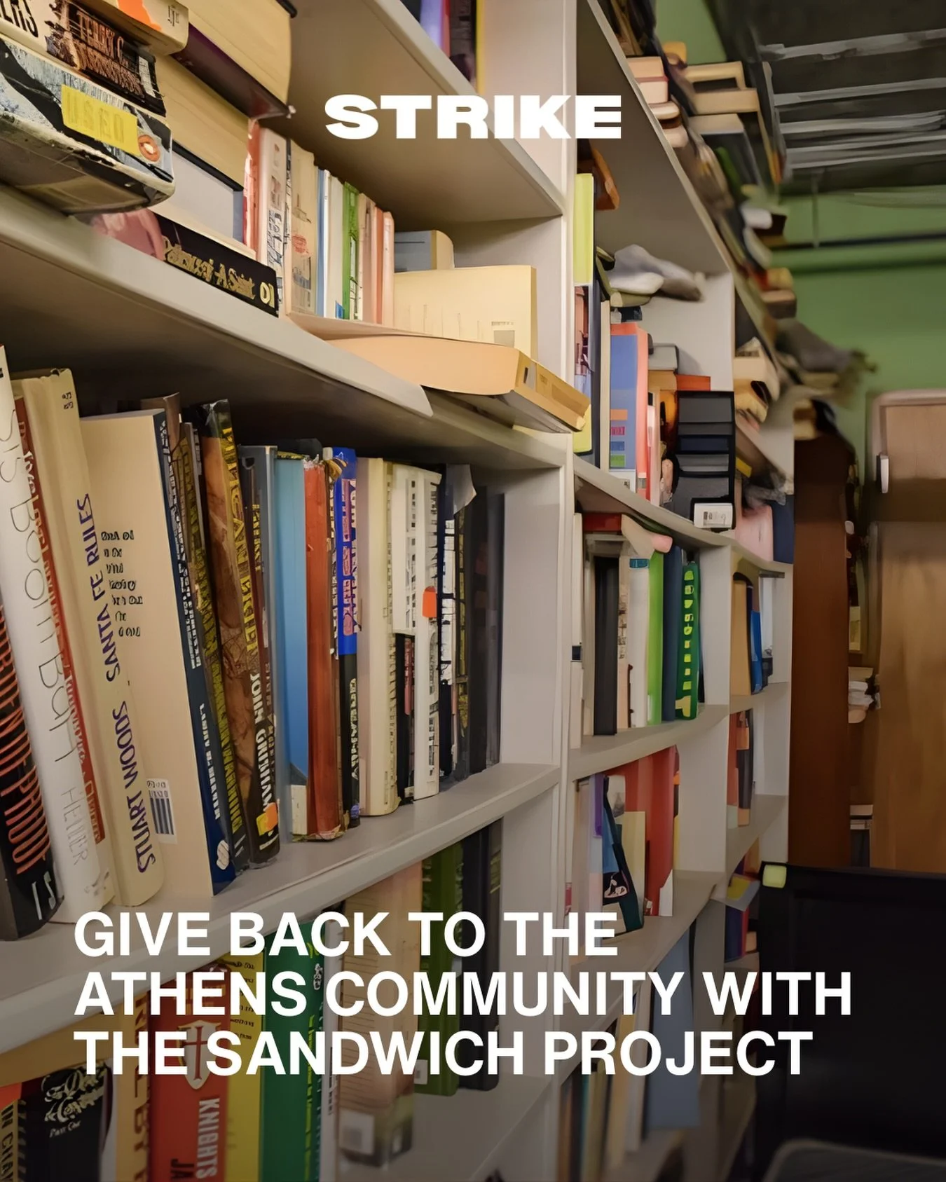 Join us for a service event where we&rsquo;ll be making and packaging sandwiches for individuals in our Athens community. The sandwiches will be donated to Bigger Vision for their Thursday lunch distribution. 

📆 Wednesday, March 4
📍 Tate Student C