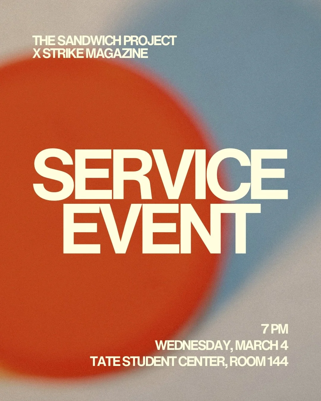 Join us TOMORROW for our service event &amp; donation drive in partnership with @thesandwichprojectatuga 🤍

We will be making sandwiches for @biggervisionathens&rsquo;s Thursday lunch distribution.

Please bring donation items as well for our commun