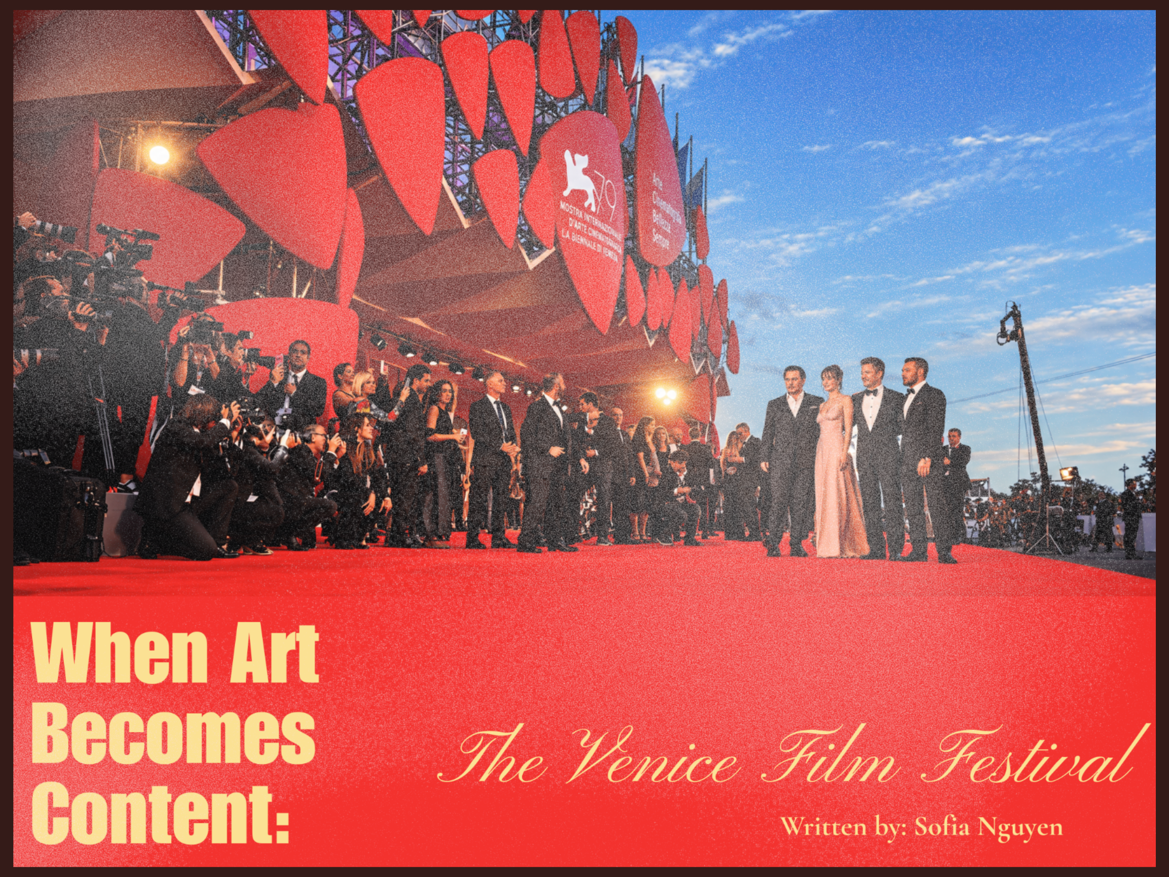 When Art Becomes Content: The Venice Film Festival