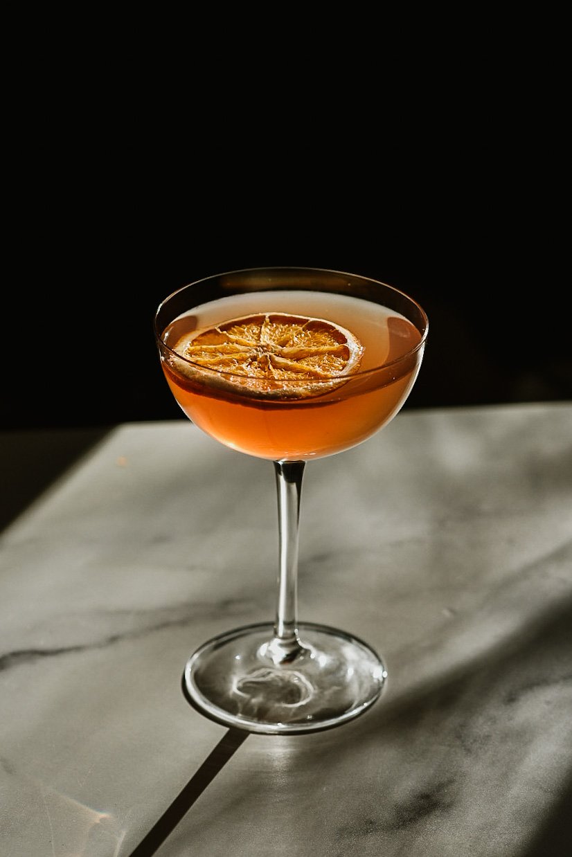 Baltimore Cocktail Photography - Dehydrated Citrus Garnish