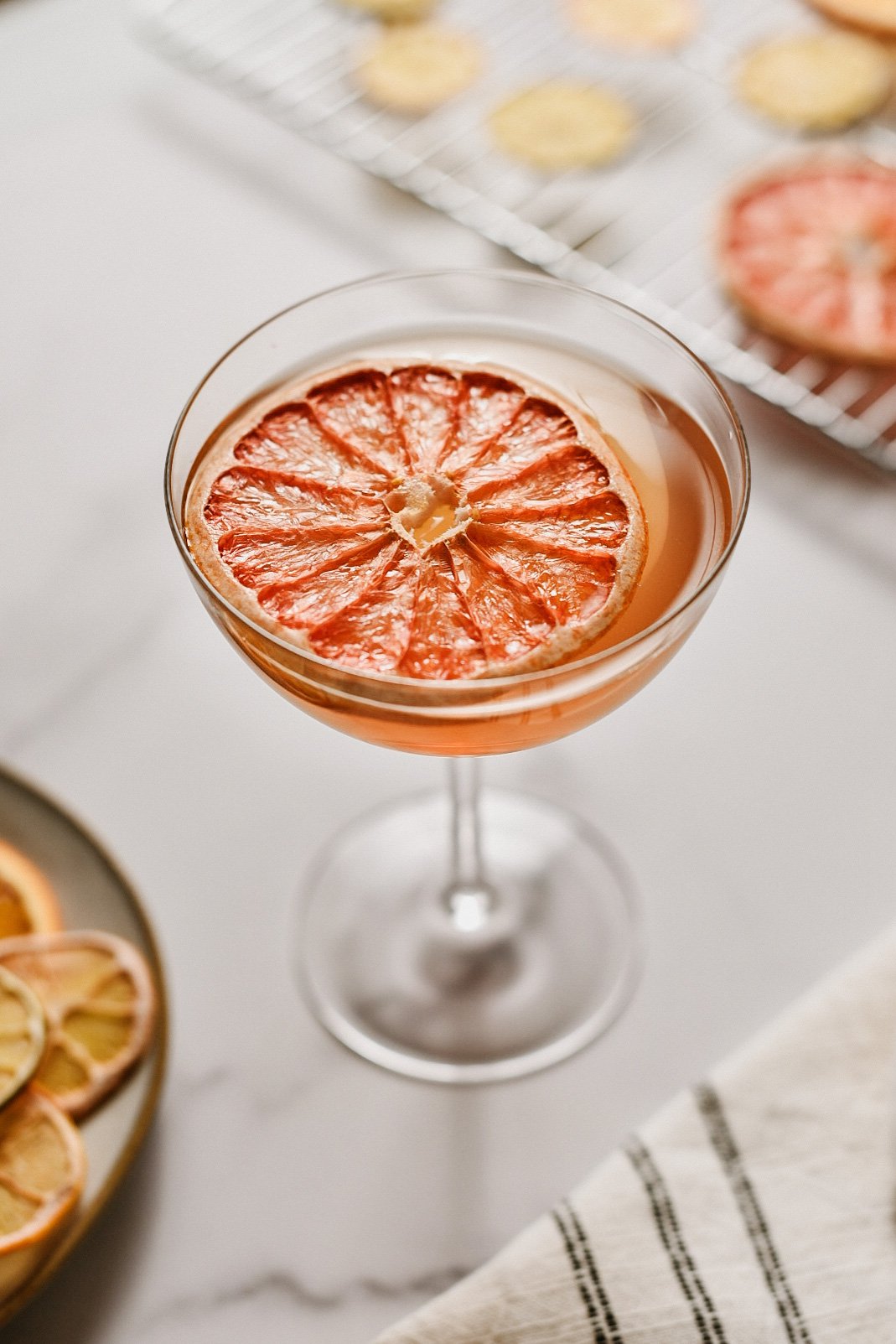 Maryland Cocktail Photography - Dehydrated Citrus Garnish