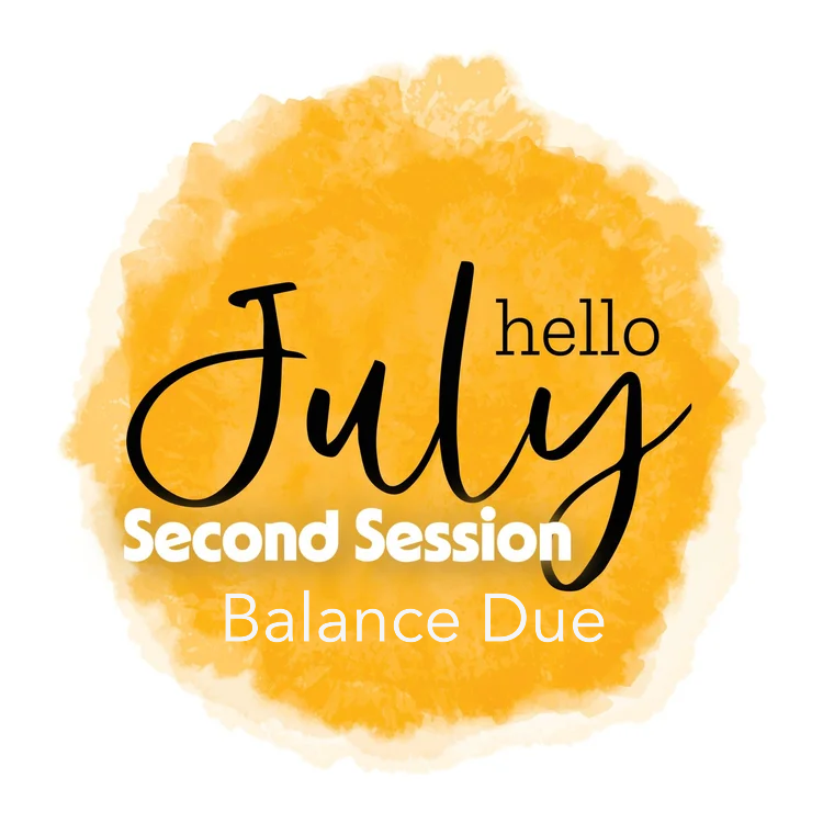 July 2nd Session 2026 Branson Balance Due (Thursday - Sunday)