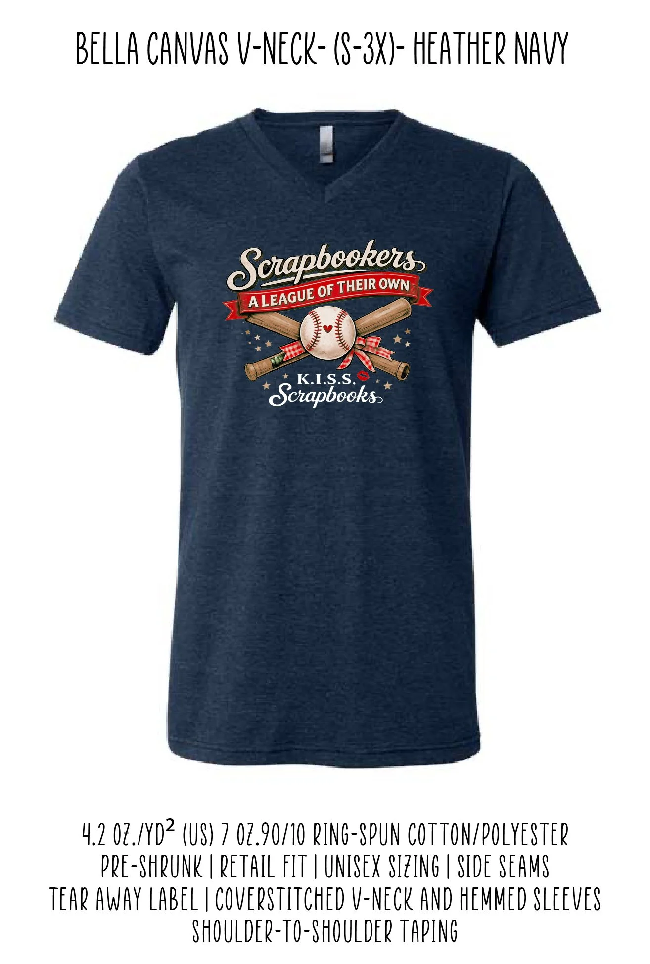 League of Their Own Bella Canvas V-Neck