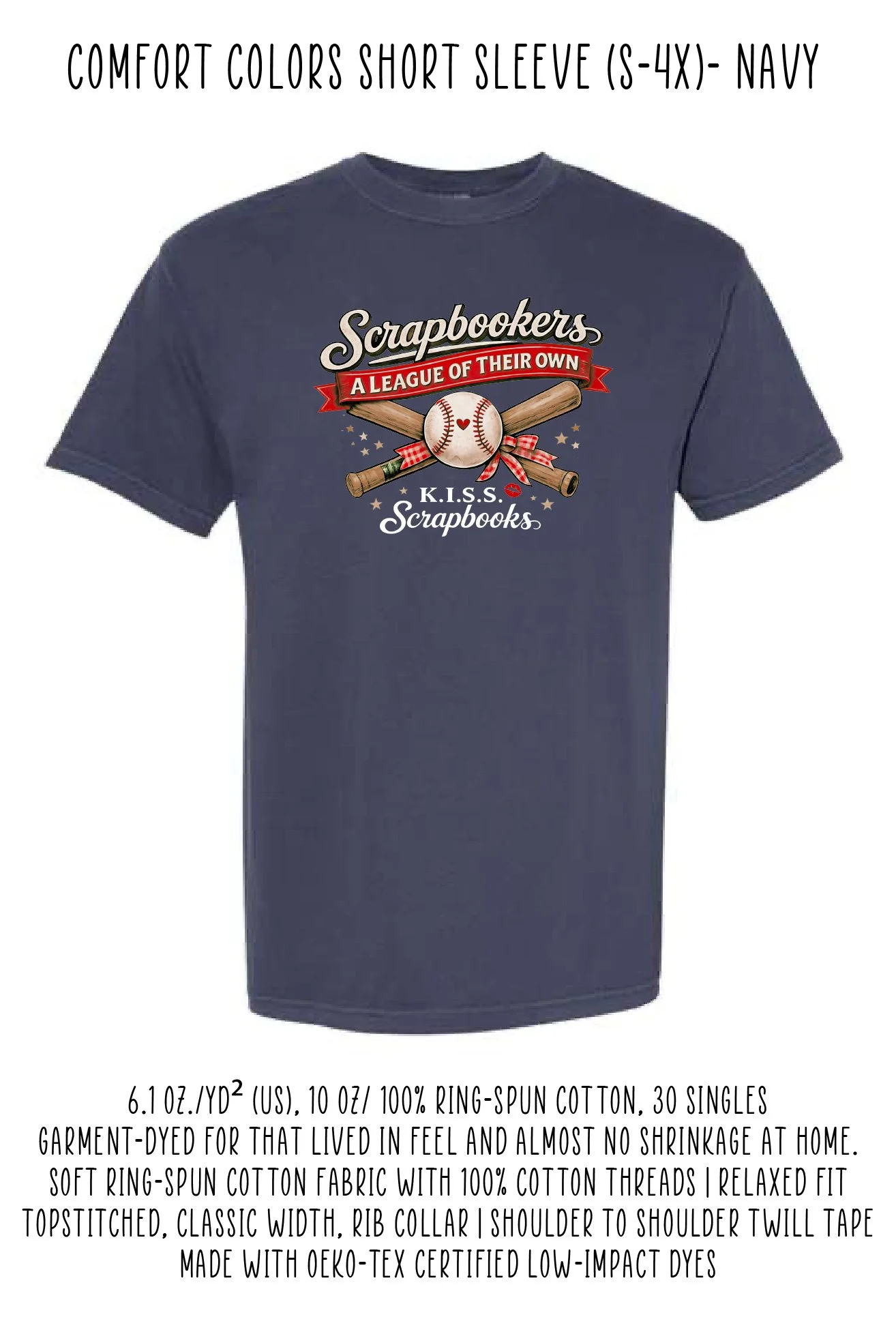 League of Their Own Comfort Colors Short Sleeve