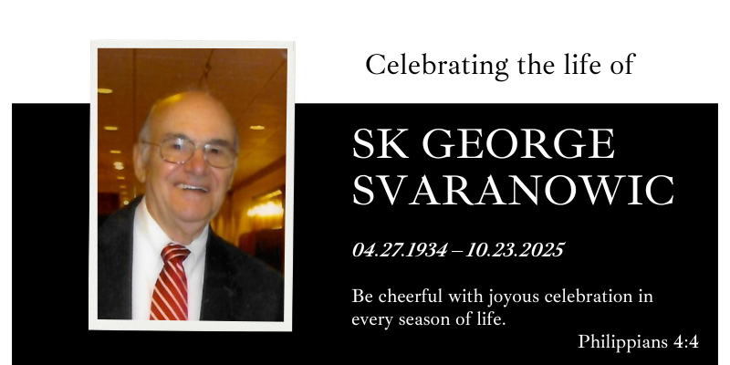 Funeral for Sir Knight George Svaranowic PGK