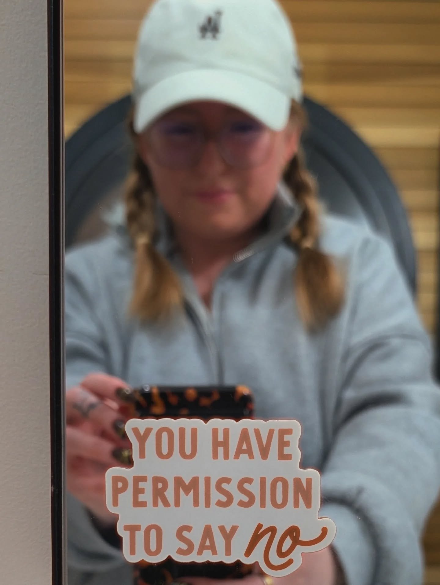 Hey friend, stop saying &quot;yes&quot; all the time.

I love the @theanastasiaco stickers around @beautifulsoulsuites Spa Suites 🖤