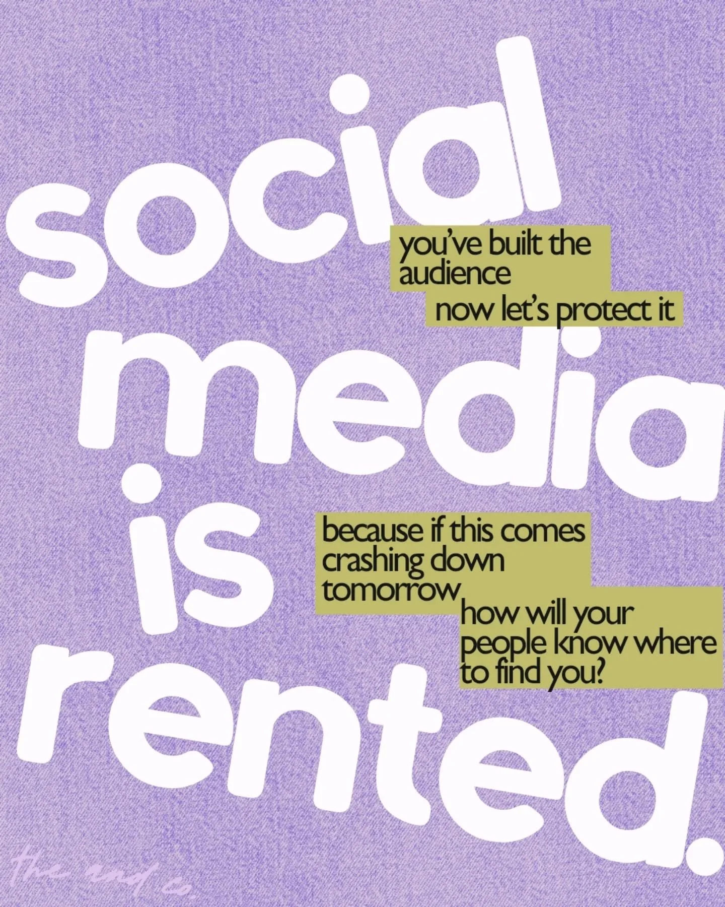 Social media is great. We love her.

But she's a little bit inconsistent and a lotta bit unpredictable.

Email has evolved, but has essentially stayed the same since we first heard that "you've got mail" ✉️ meaning it's always been there to