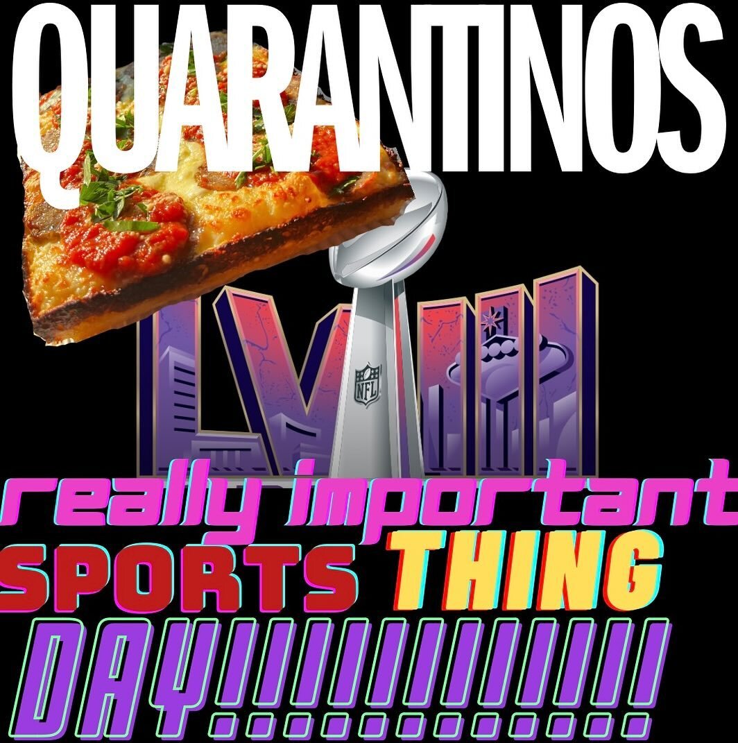 IT&rsquo;S THE SUPERBOWL TOMORROW AND WE HAVE A TOTAL OF 320 PANS AND WE ARE GOING TO TRY TO NOT RUN OUT BUT DAMN YOU MAKE IT HARD. WE ARE FEELING THE LOVE. IT&rsquo;S A TOUGH LOVE FER SURE BUT WE KNOW IT&rsquo;S BECAUSE YOU CARE. BE WELL AND STOP IN