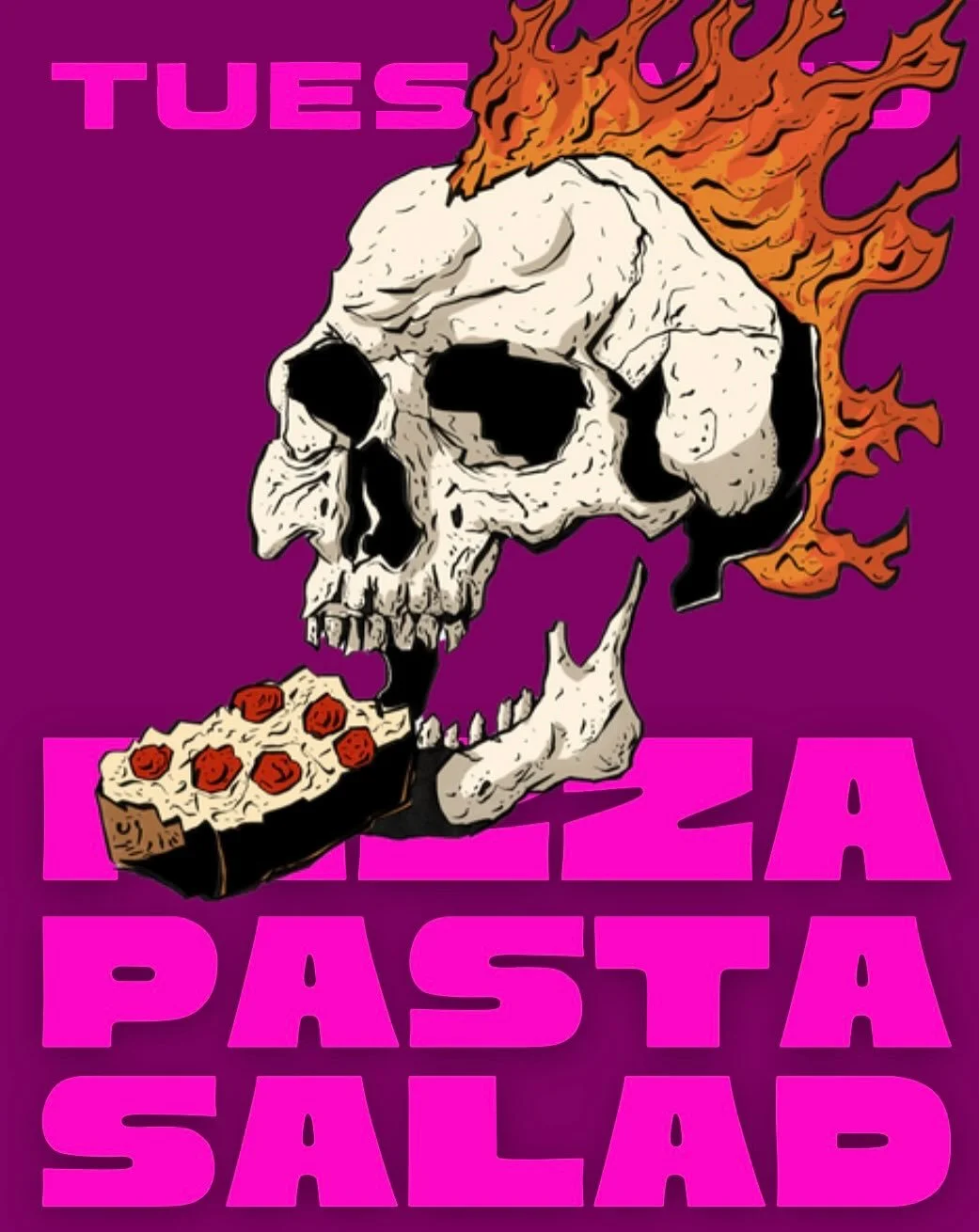 WE ARE BACK AT IT THIS WEEK 

ANY PIZZA
KALE CAESAR 
SPAGHETTI SND MEATBALL
OR
SPAGHETTI AND VEGAN MEAT SAUCE 

#pizza #dsp #detroitstylepizza