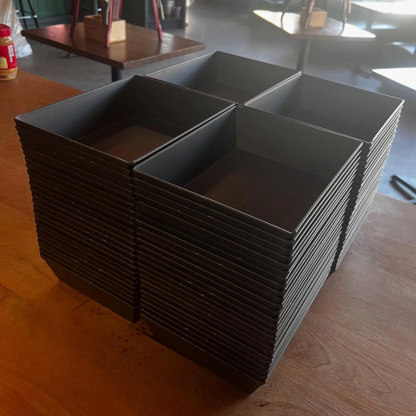 100 More pans. That makes just over 500 total.
Honestly, who would have thought this thing that started as a middle finger to covid would have continued to grow from a pop up in our storage area to a full blown restaurant and in the future would add 