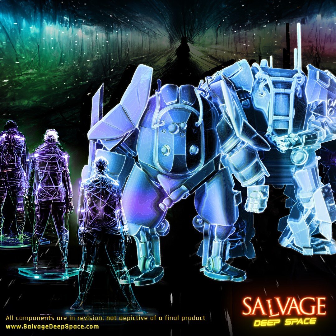 SALVAGE: Deep Space has completely customizable characters. Using 100 pilot portraits and 30 selectable histories, create a completely unique pilot for each Suit! Many of these choices will impact both Mission and narrative gameplay. To know more che