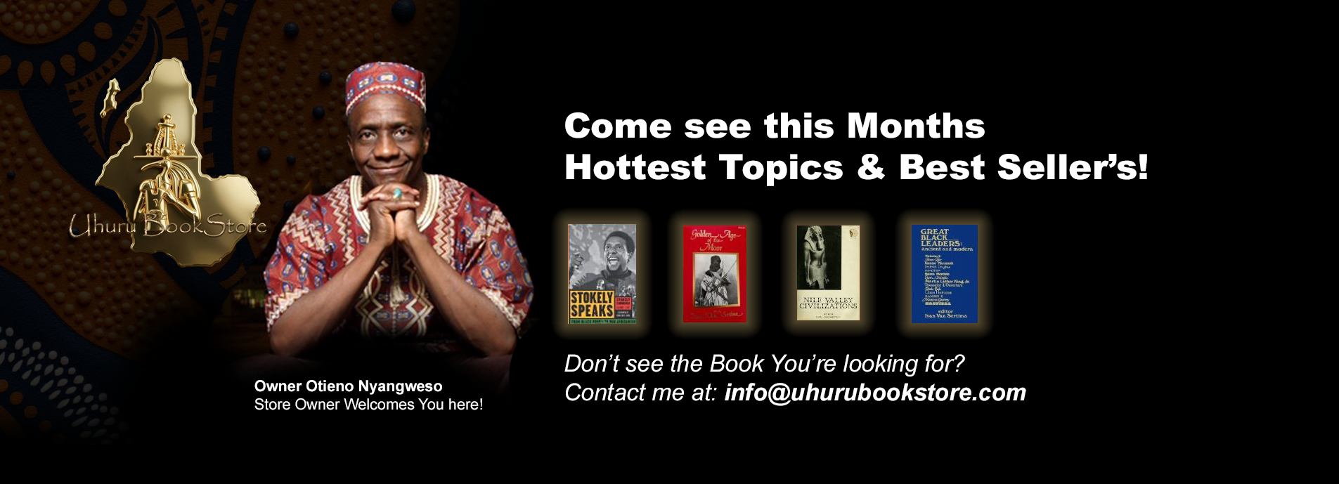 Uhuru BookStore Owner Otieno Nyangweso