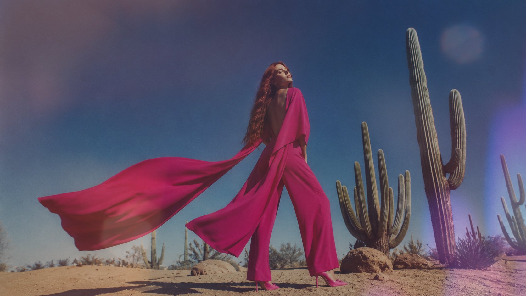 THE OUTNET AI fashion campaign in Mexico by photographer and AI artist Alessia Moccia.