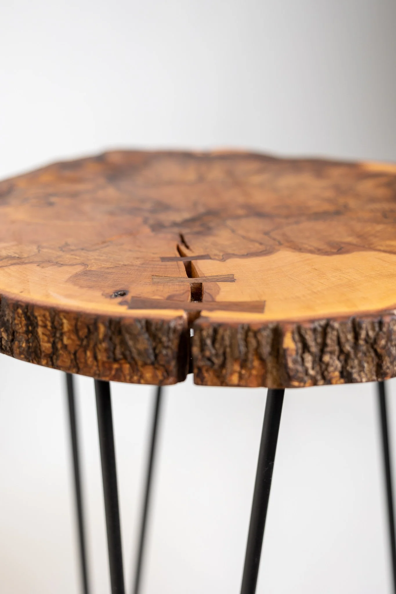 Black Walnut Side Table — Timberworks Studio