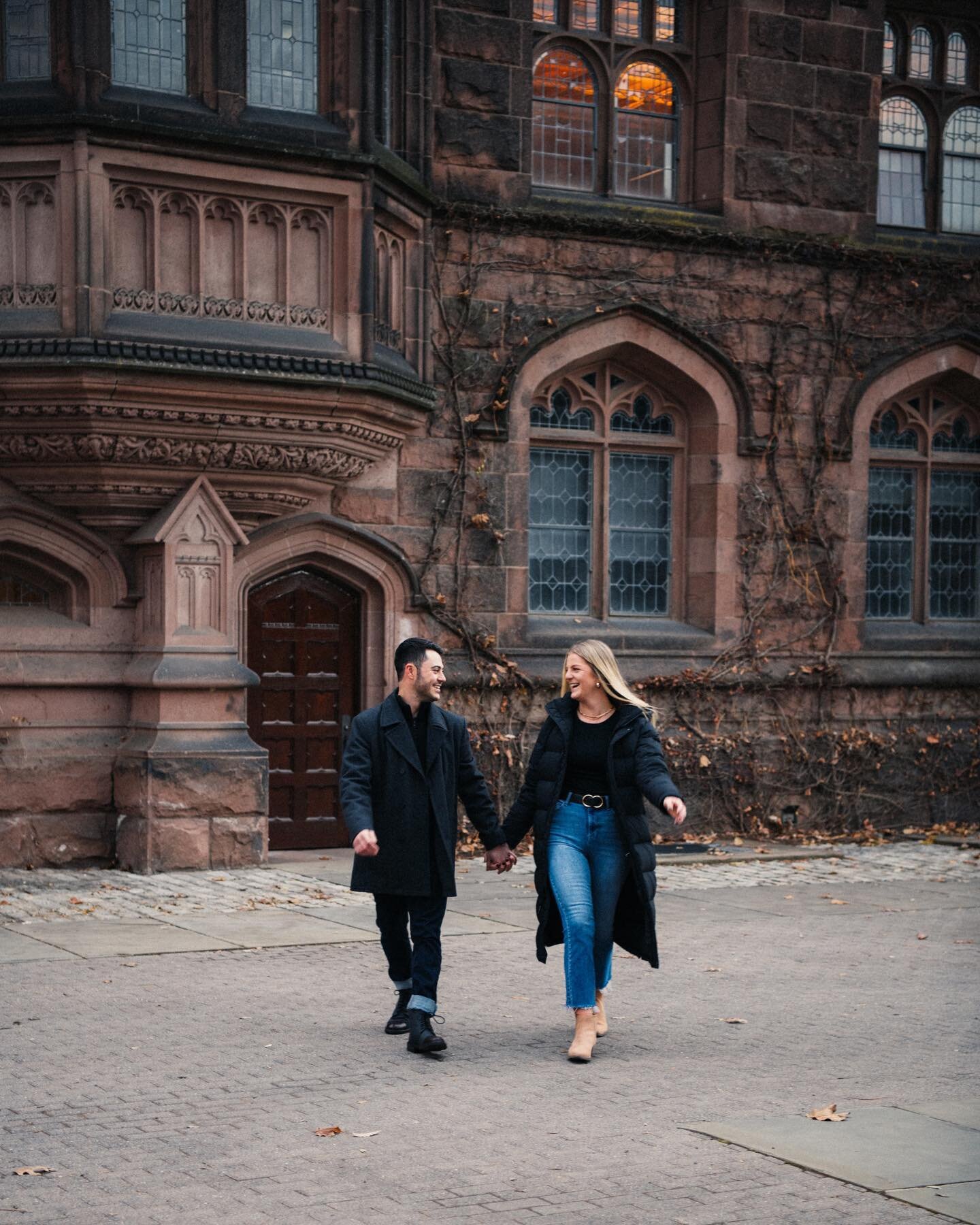 These two met in Princeton and have since moved out of state together. When Victor reached out to me asking me to capture their engagement when they fly back to where it all started, I was so excited from the start! Not only did I get to witness the 