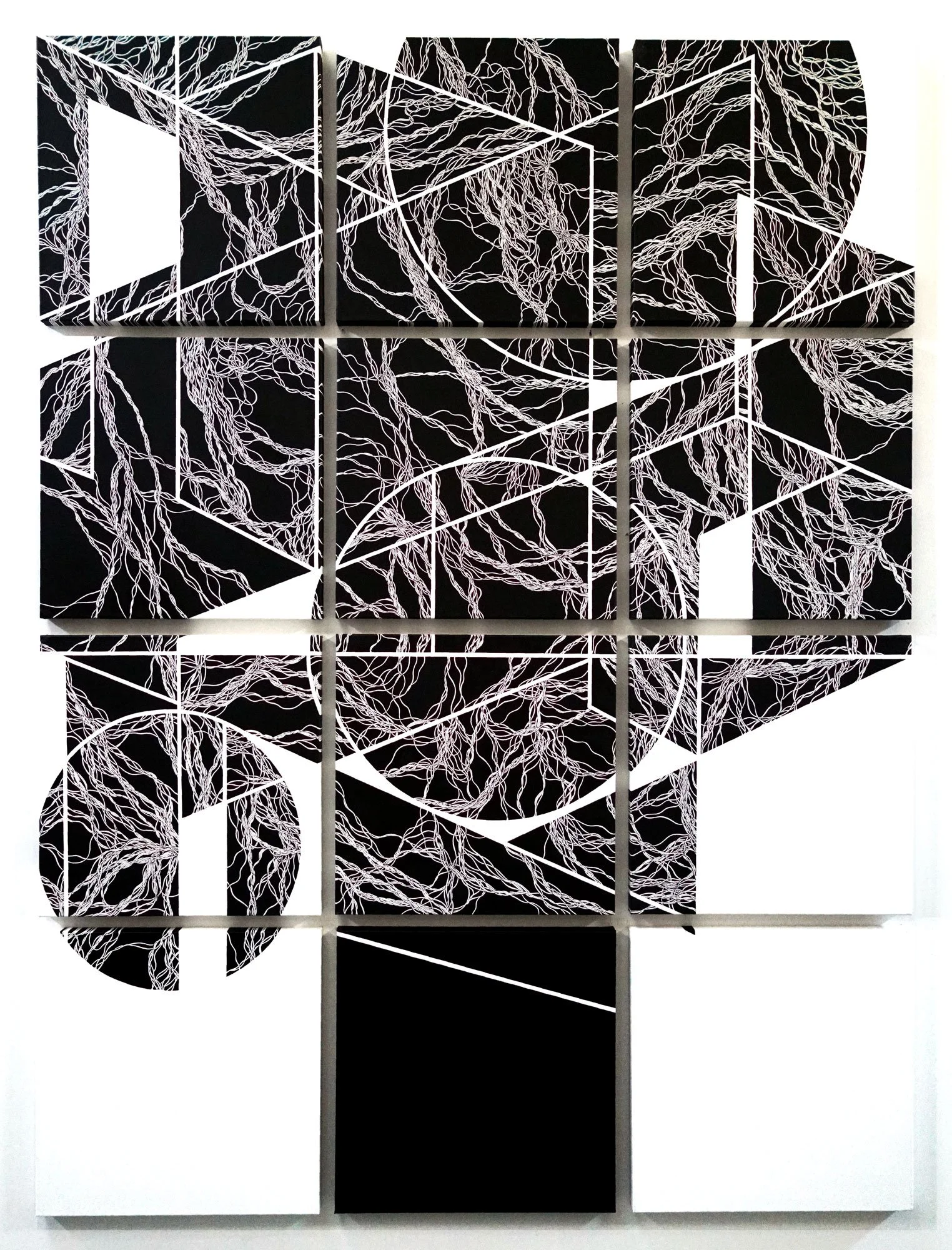 Teeter Totter, 75" x 56", Acrylic on Canvas, 2024