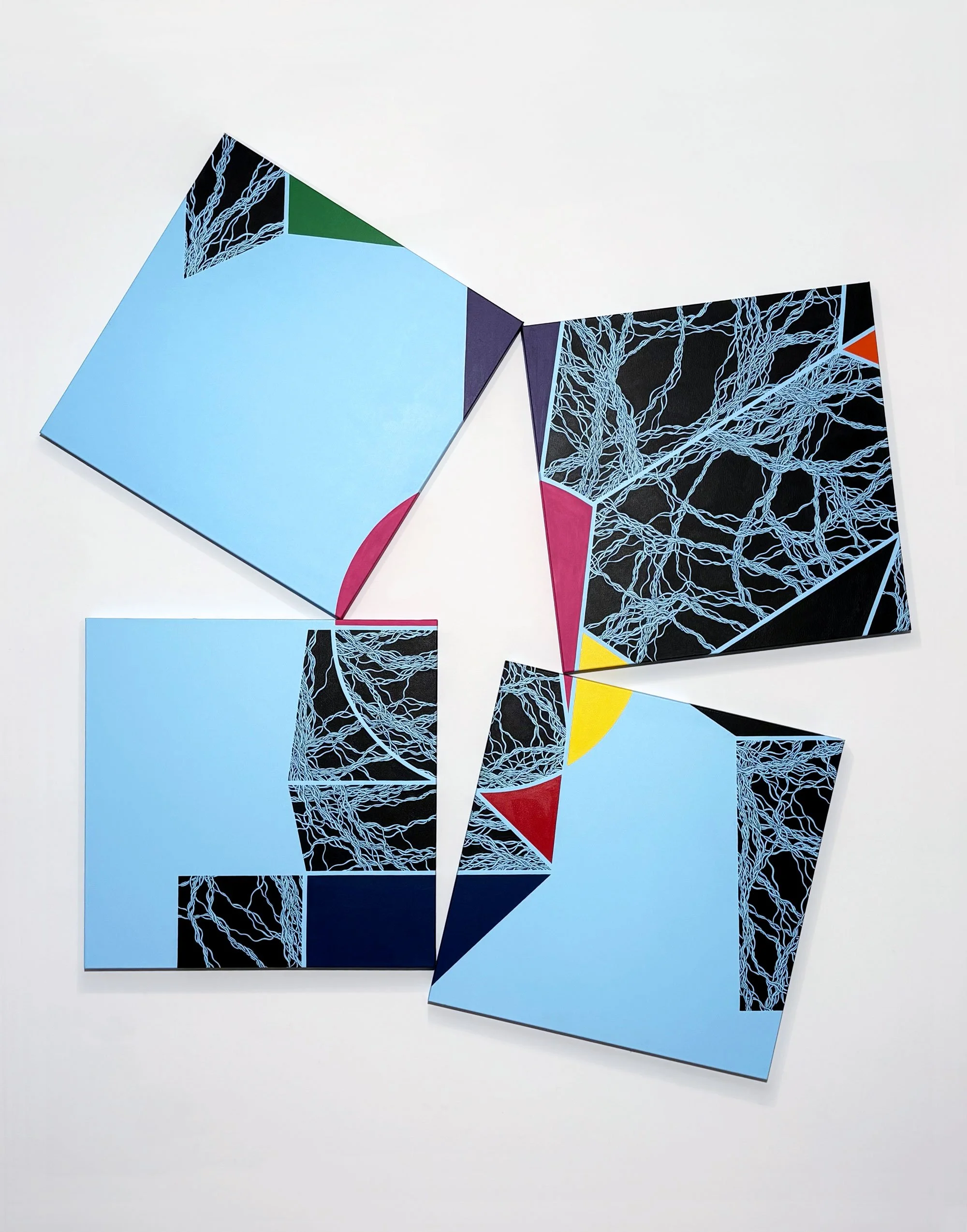 Nothing Breaks, 64" x 60", Acrylic on Canvas, 2025