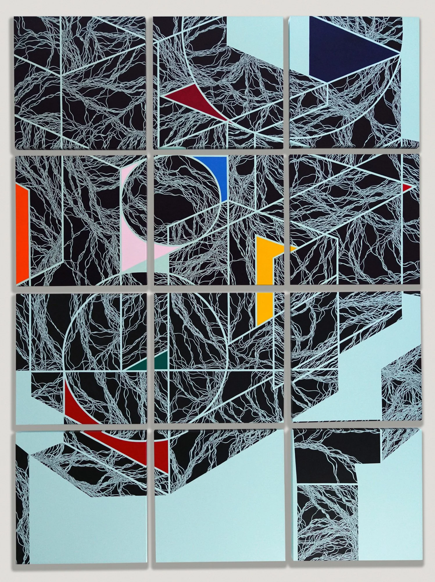 Paint Me a River, 83" x 62", Acrylic on Canvas, 2024