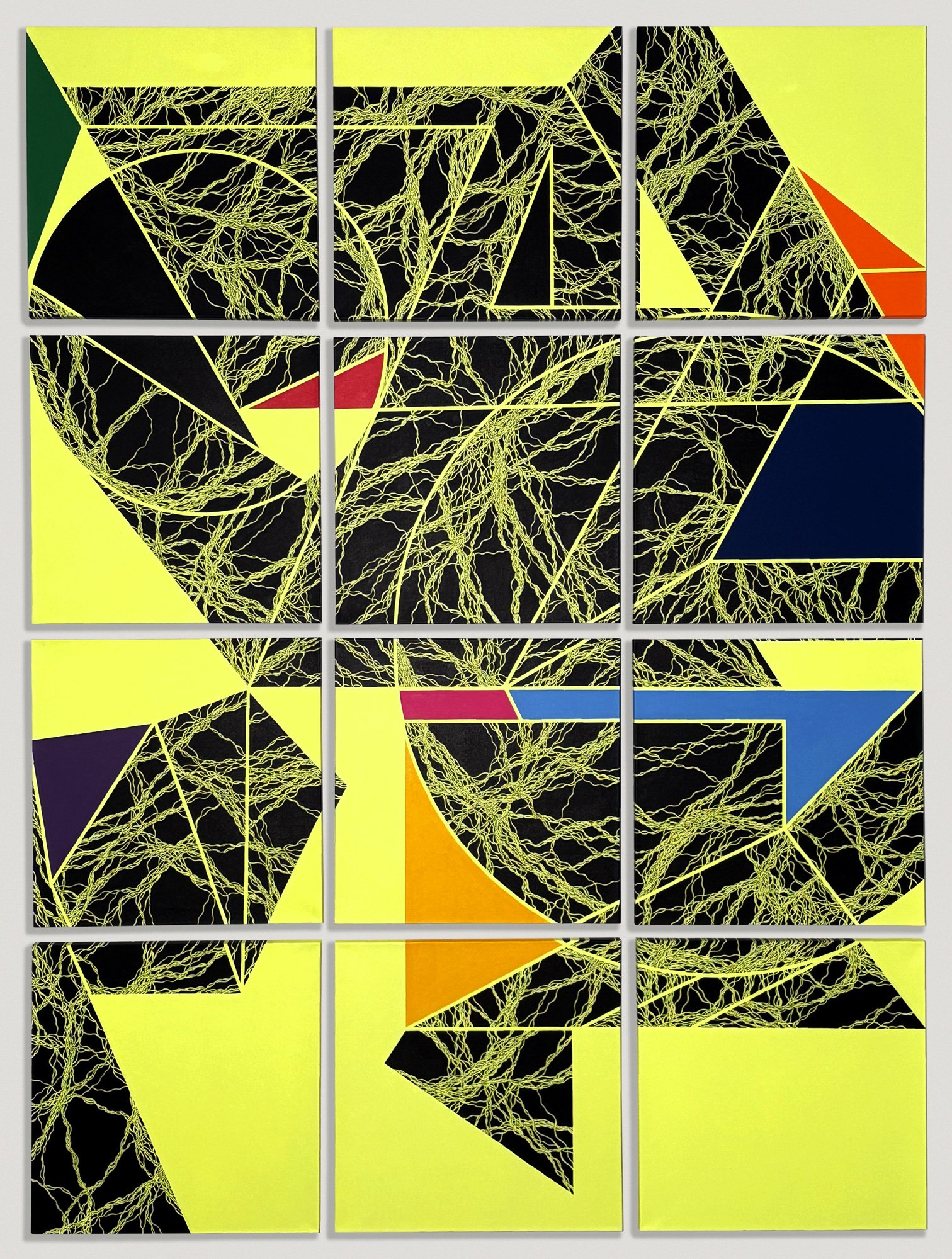 Transformer, 100" x 75", Acrylic on Canvas, 2025