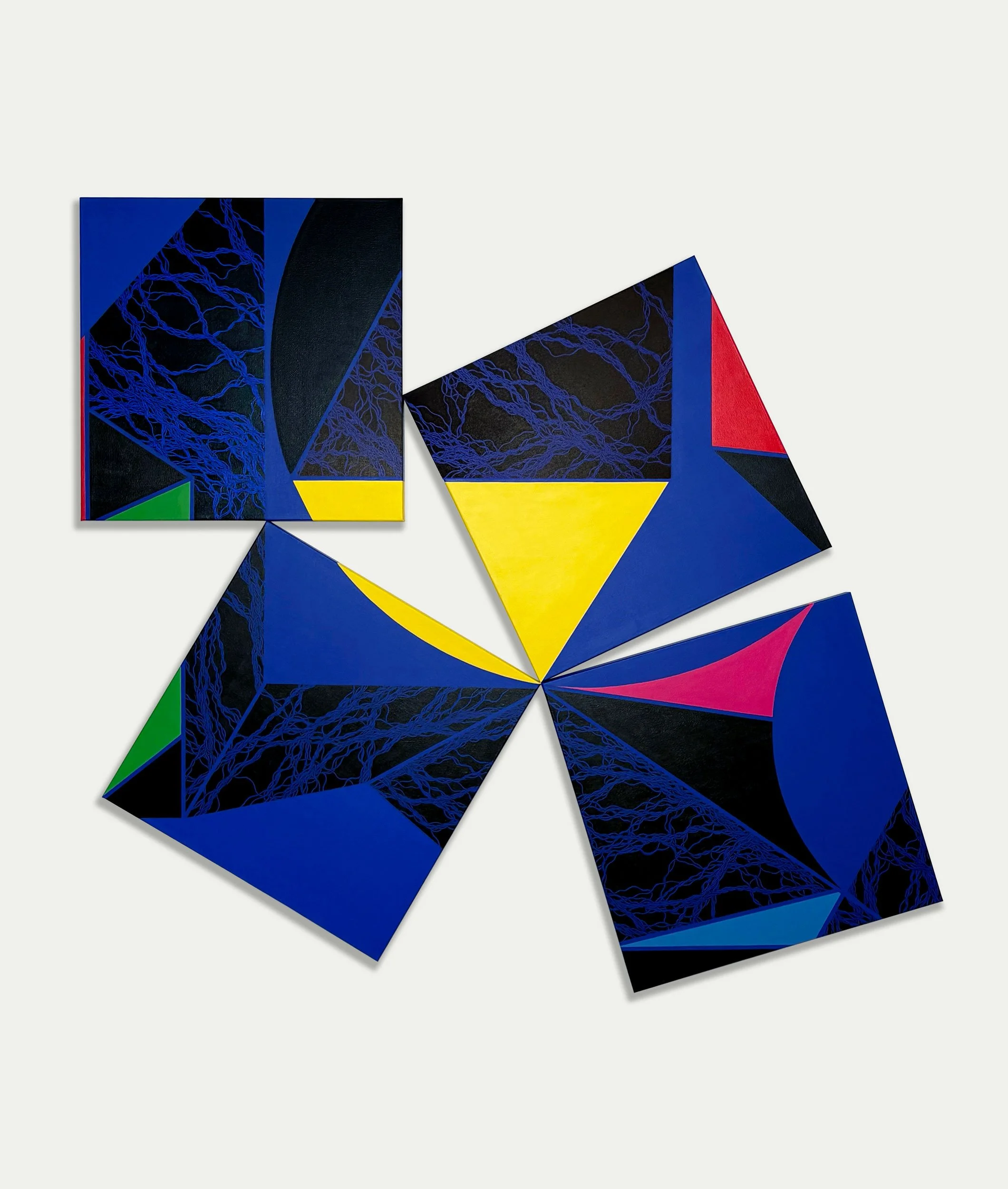 After Hours, 65" x 63", Acrylic on Canvas, 2025