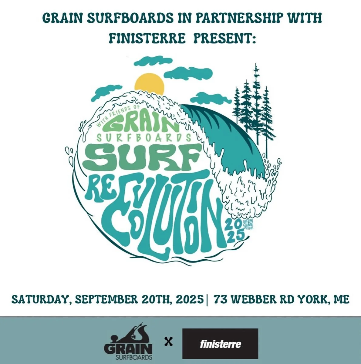 Today is the day! Come on out on this perfect fall day to @grainsurfboards for a whole day of surf, art, food and&hellip;.

 F R E E  A C U P U N C T U R E

I&rsquo;ll be popping up with free mini Acu treatments (ear seeds) and sharing my beautiful h
