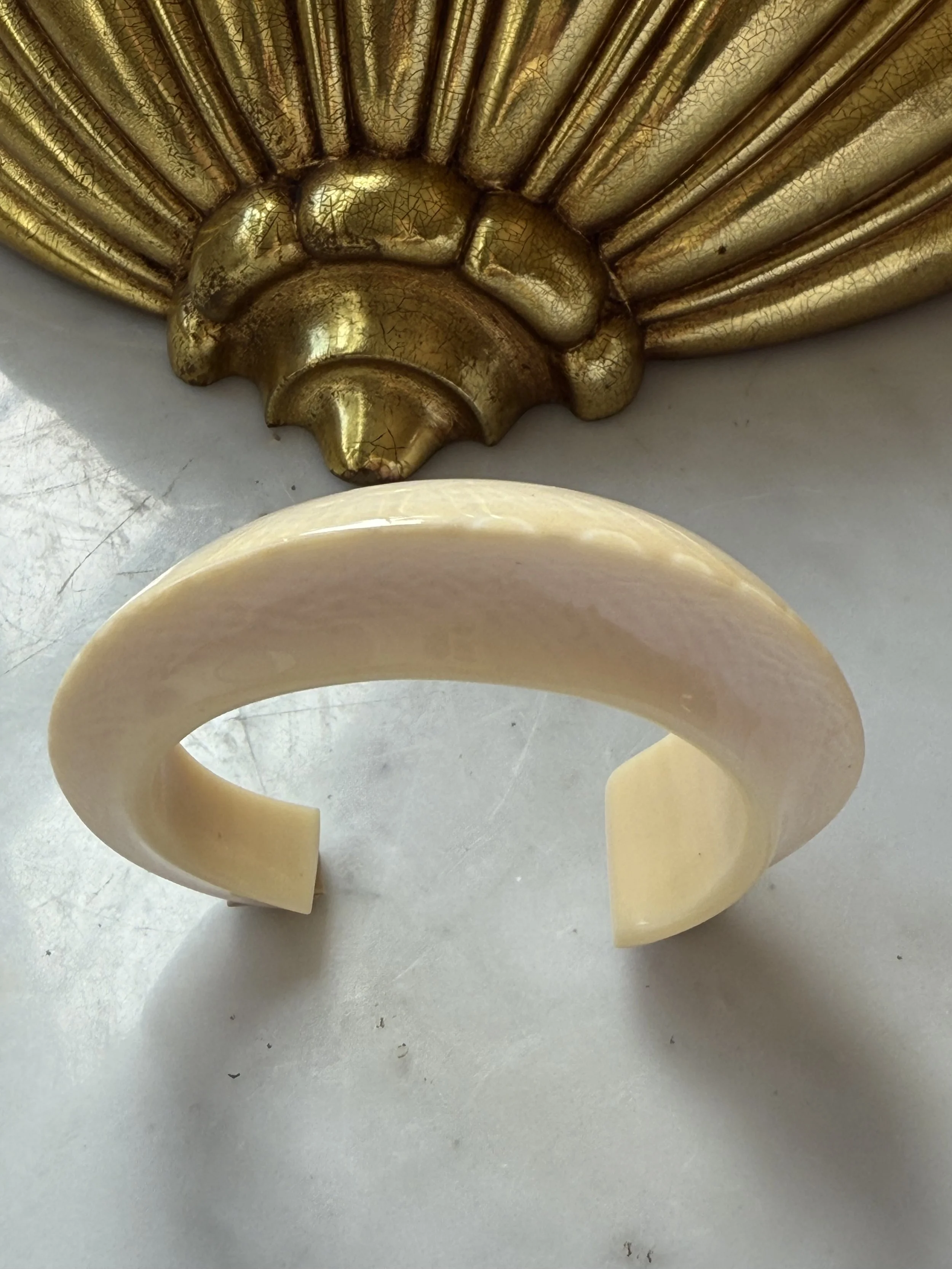 Early 20th century hand carved bracelet