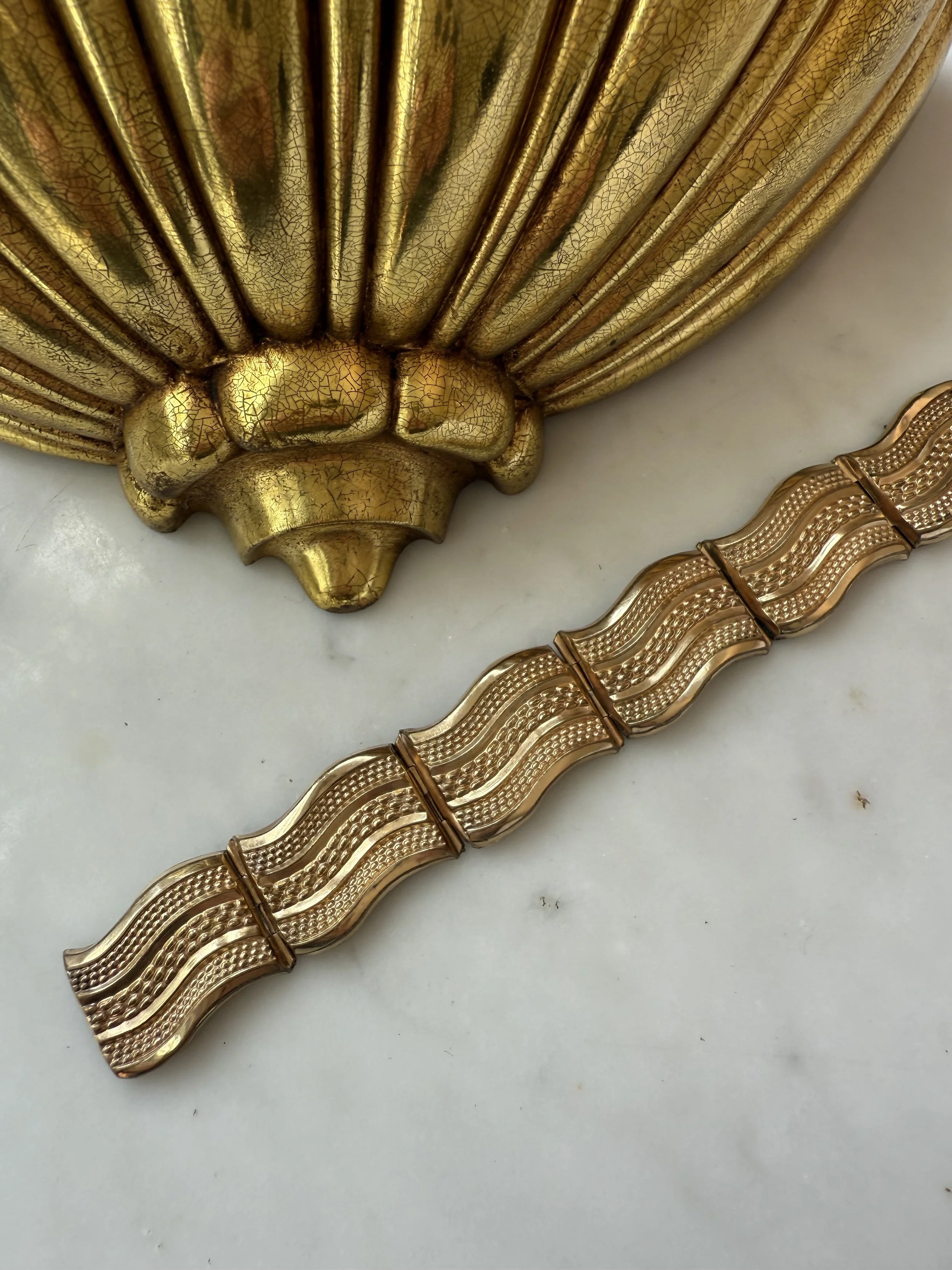 Mid 19th century etched bracelet