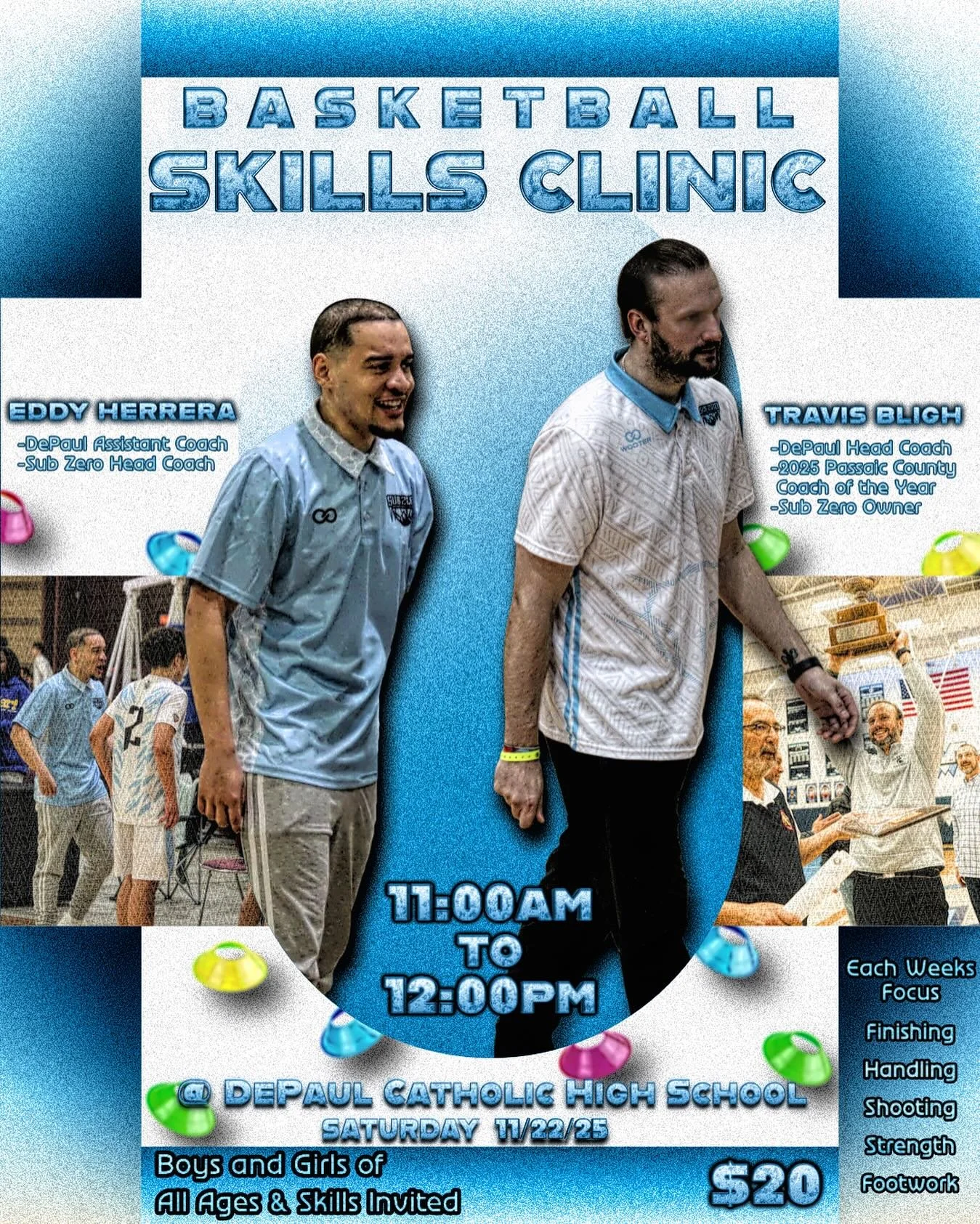 Saturday Basketball Skills Clinic Is Back This Weekend! 🏀🔥

We&rsquo;re back in the gym this Saturday, November 22nd, ready to lock in and get players tuned up for the winter season. Fall ball is behind us &mdash; now it&rsquo;s all about sharpenin