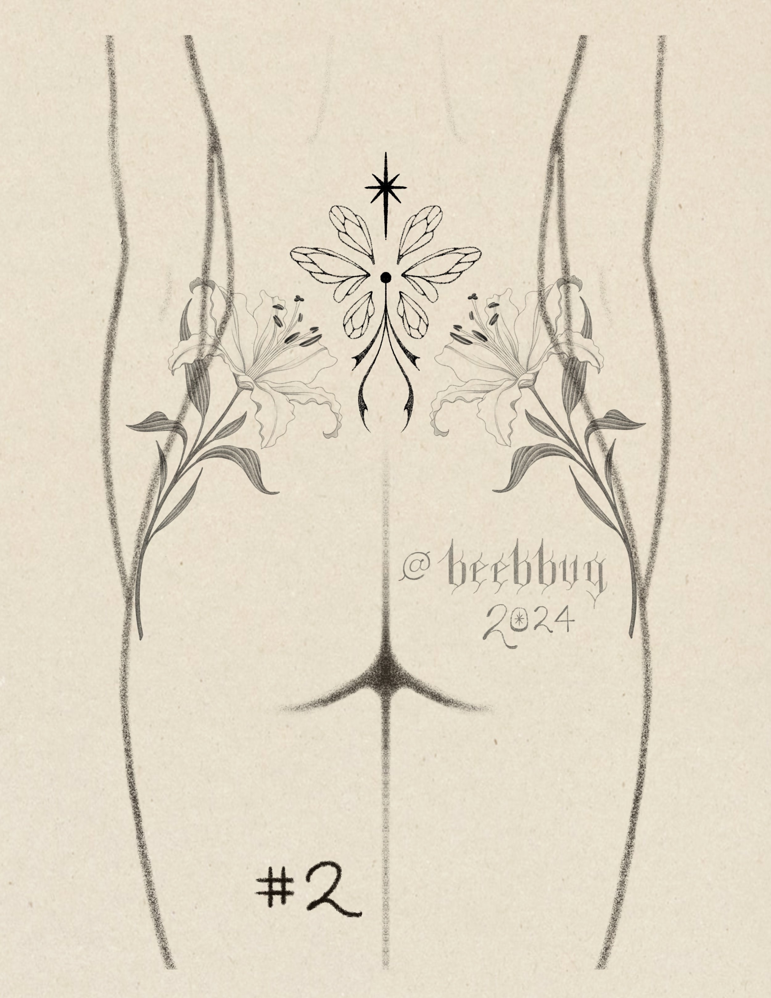 already tattooed! only here as an example
