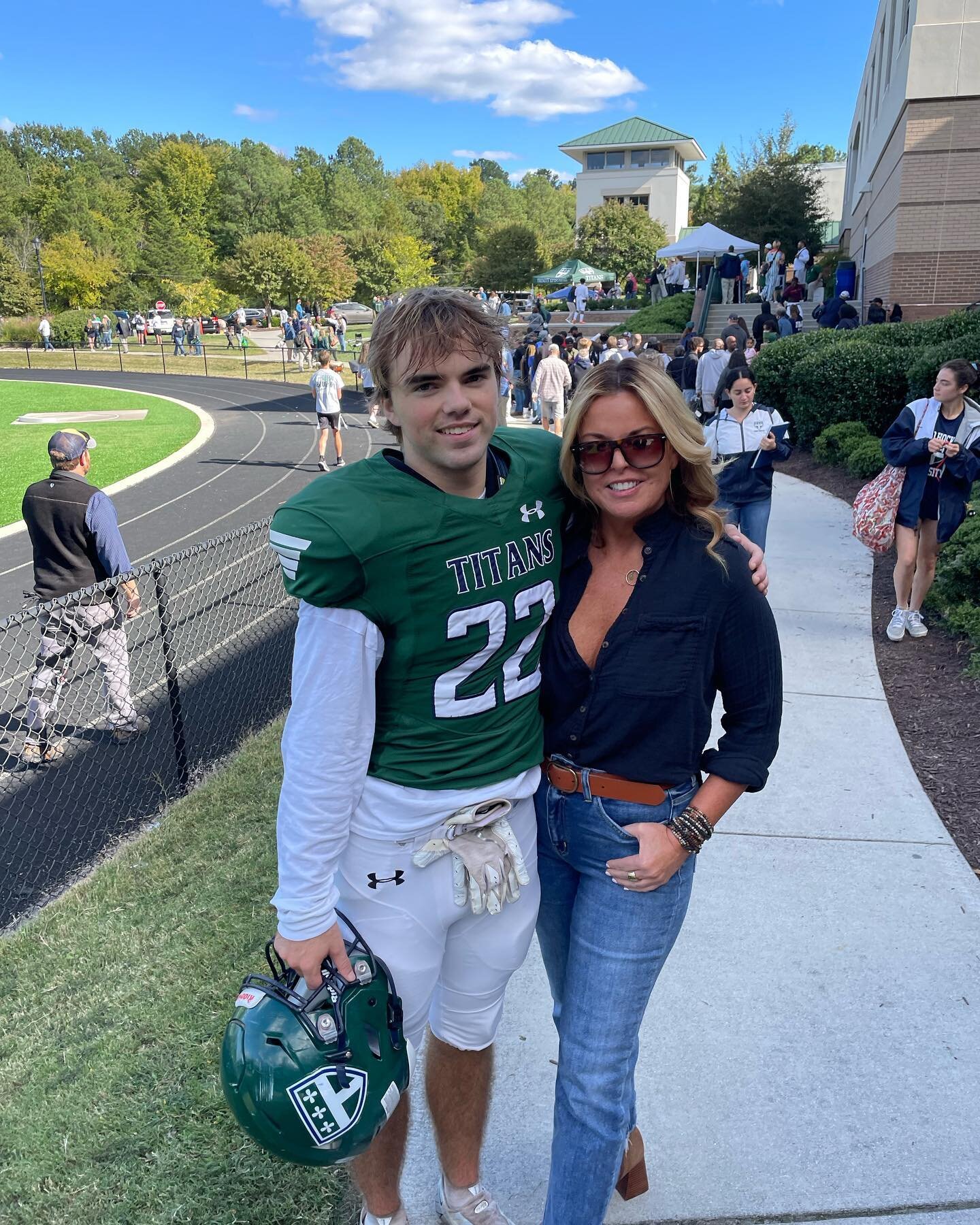 Trinity Homecoming Henry&rsquo;s Senior Year Fall 2022 💚🤍💙 Titans for the win!