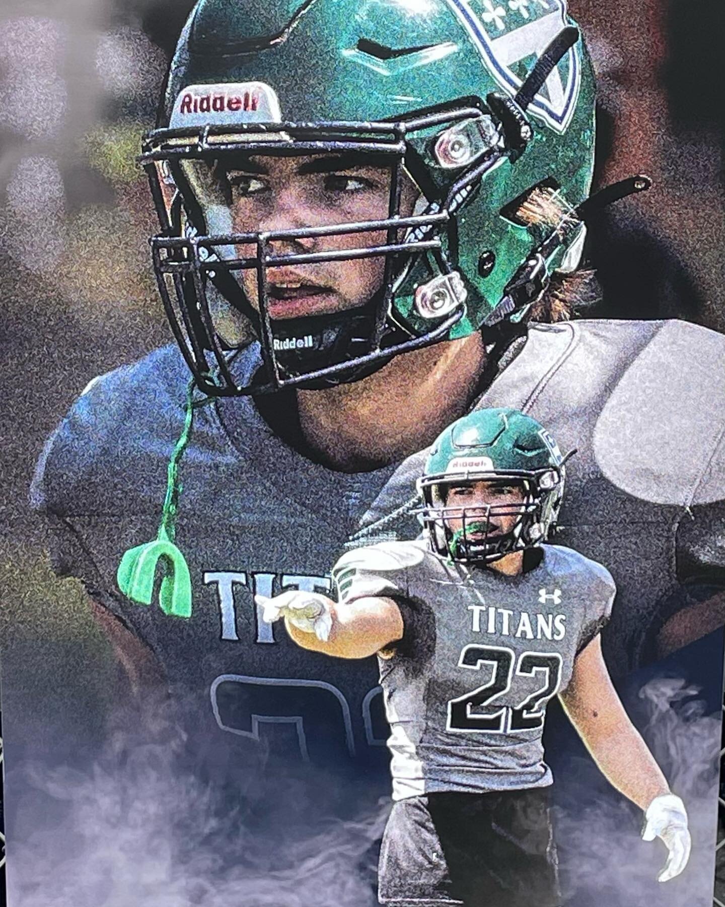 Spectacular TES Football Senior Day. Thank you to all the Junior families that made this event so special. Check out these badass team posters AND the most important part the TITANS PREVAILED!!!