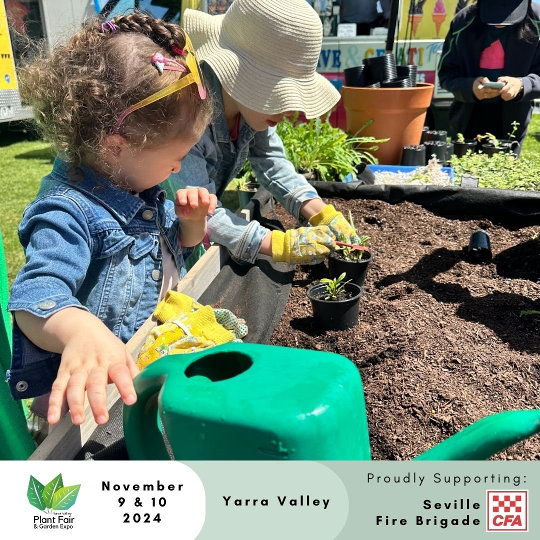 🌼Family Fun in the Yarra Valley🐾 
Looking for a something to do with the little ones and
furry companions? 
Look no further than the Yarra Valley Spring Plant Fair 
&amp; Garden Expo on NEXT WEEKEND November 9 &amp; 10!
Gates are open from 9 AM to 