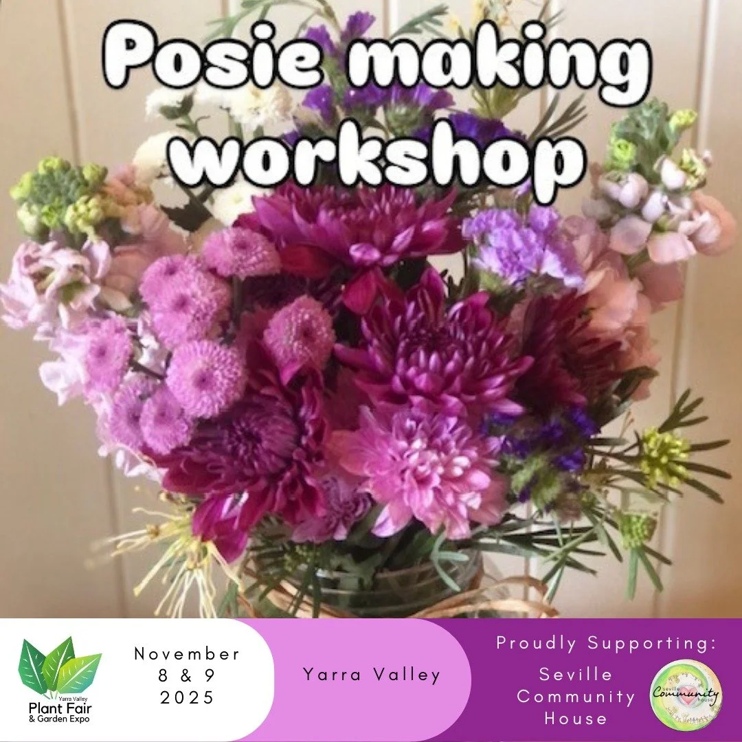 🌸 Posie Making Workshop! 🌸

Join talented florist &amp; horticulturist Tammy Windebank @valleydahlias for a hands-on workshop where you&rsquo;ll learn how to craft your very own beautiful floral posie and take it home to enjoy! 💐

🌼 Tammy will al