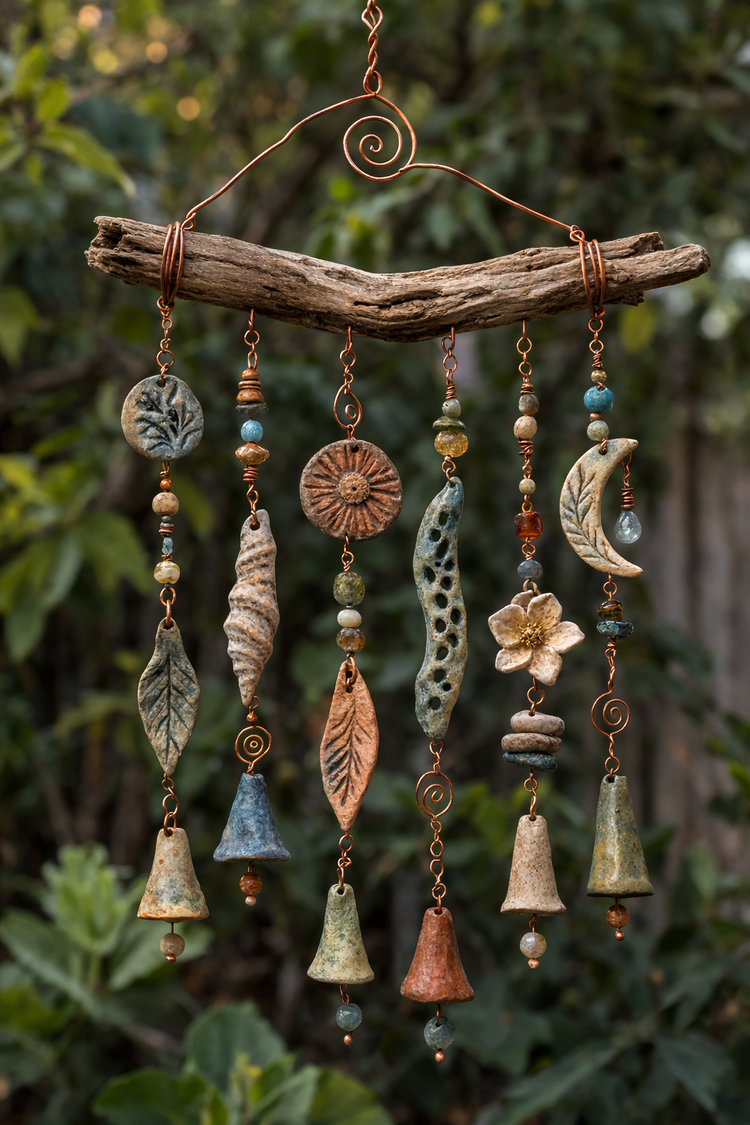 July 25th + 29th | Mixed-Medium Whimsical Wind Chimes | Holly Jones