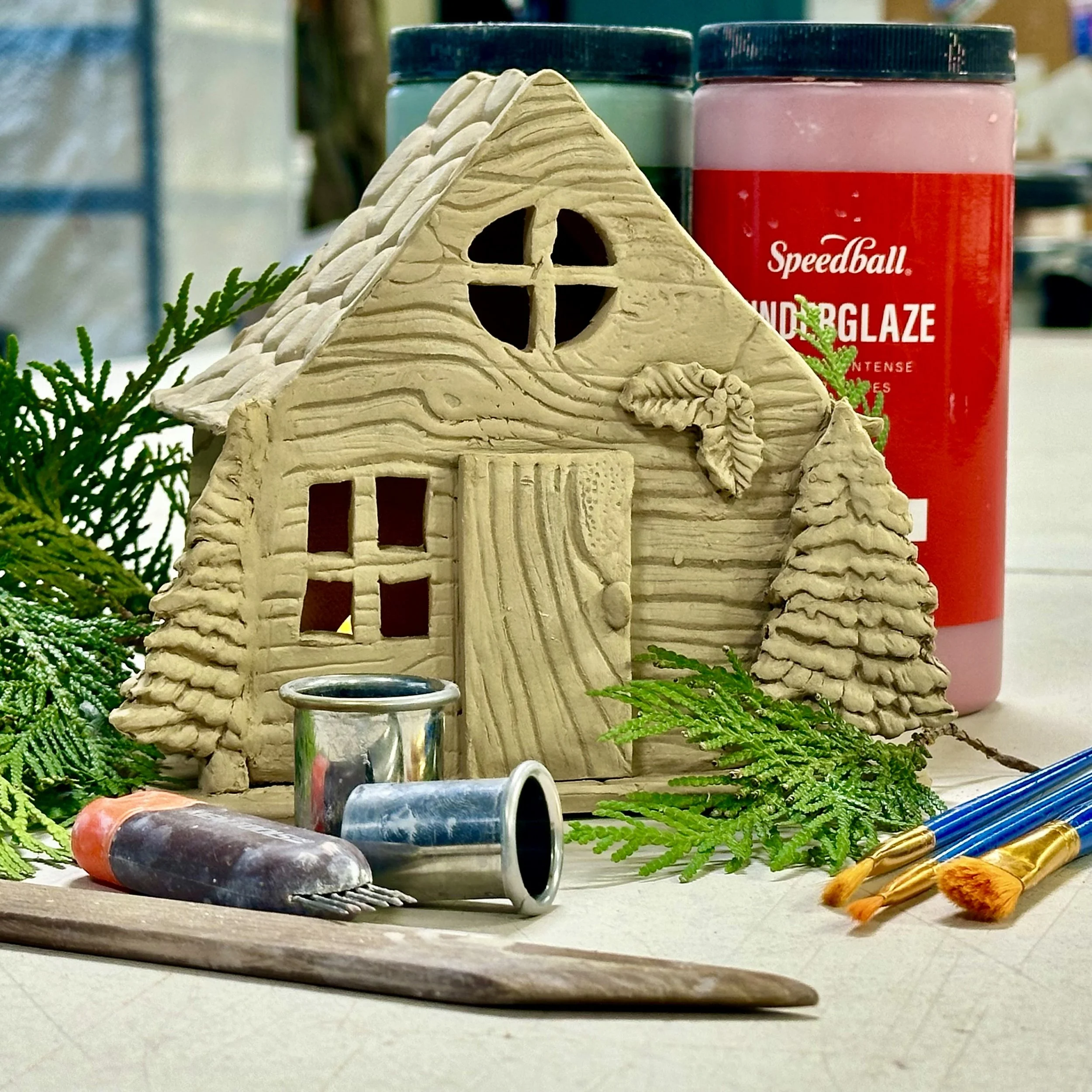 Snowy Pine Cabin Workshop | Nov 23rd + Dec 7th