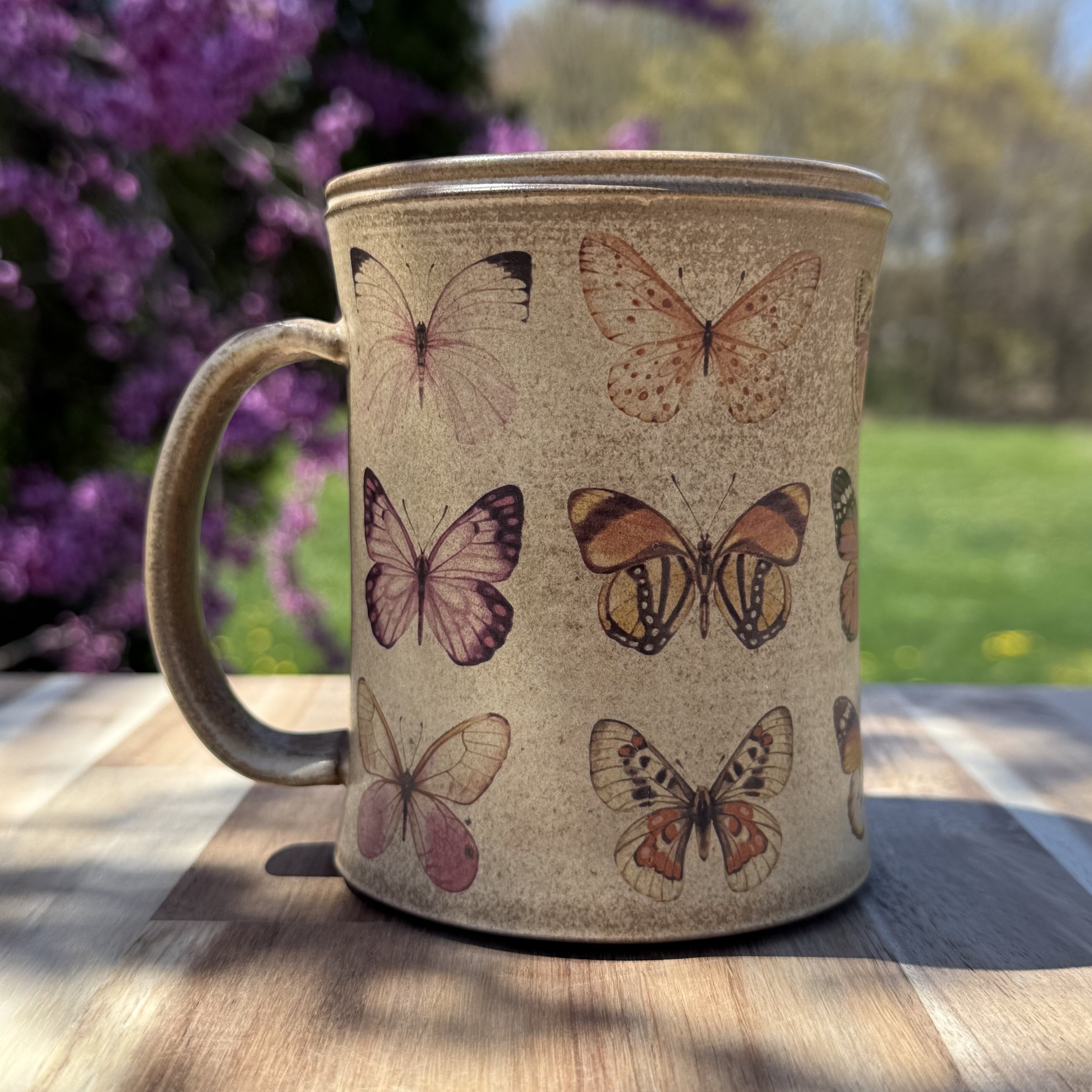 Butterfly Camp Mug | Warm Colors