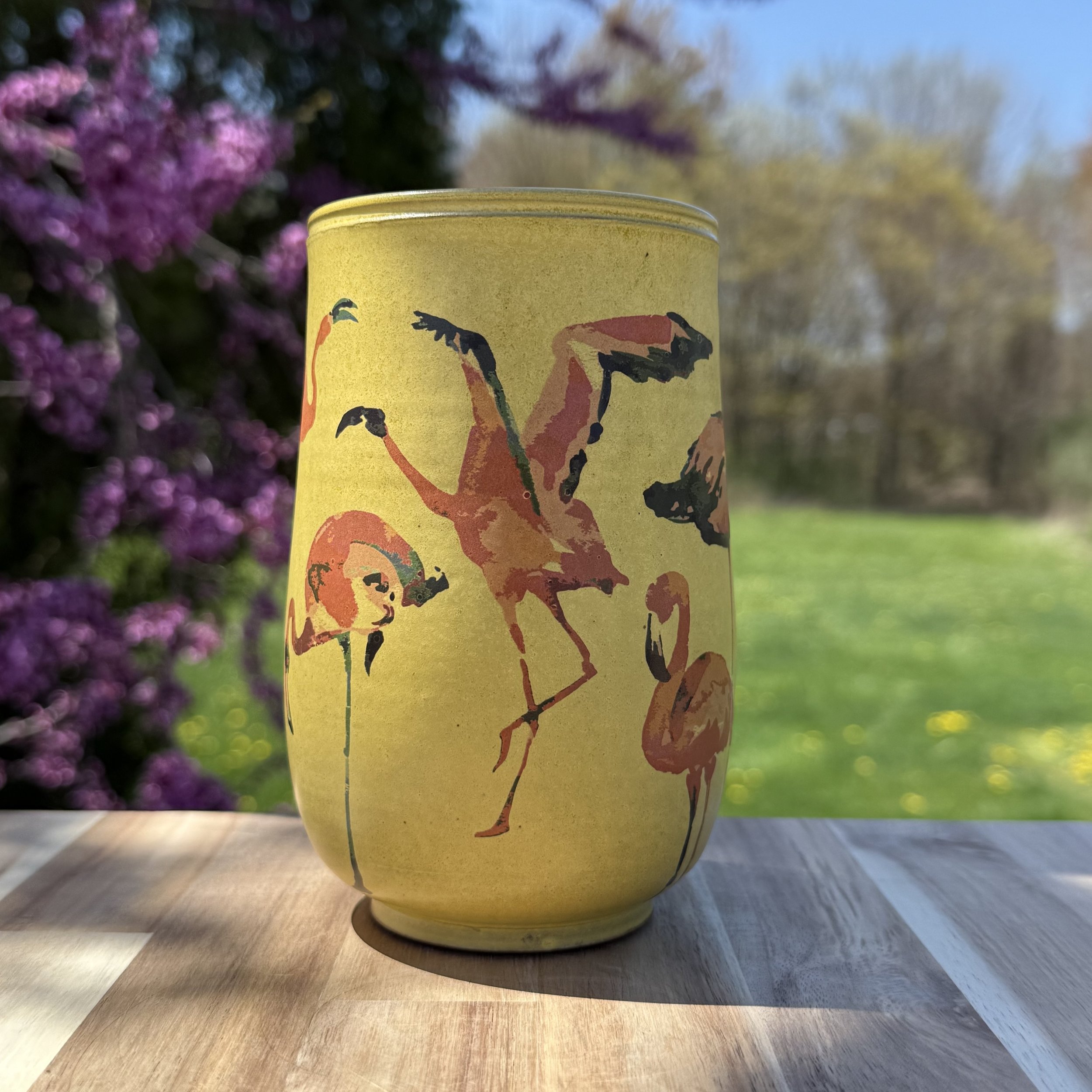 Tall Tumbler | Flamingos!