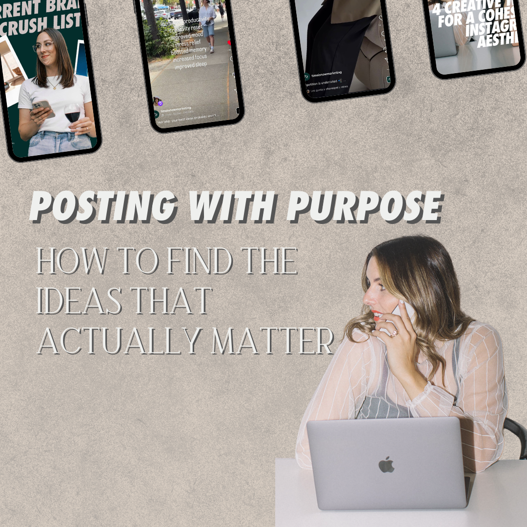 POSTING JUST TO POST? HERE’S WHAT TO DO INSTEAD