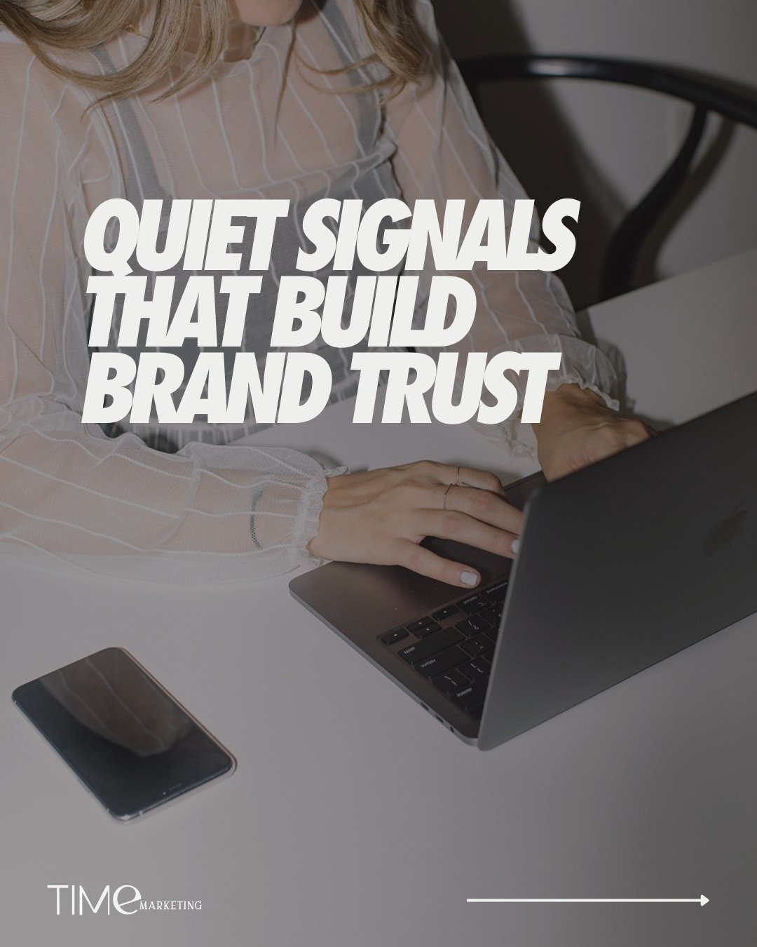 Your audience is forming an opinion about your brand before they ever click buy.

Tone. Consistency. Presence. These aren't nice-to-haves; they're the quiet signals that make people feel safe enough to trust you.

Full breakdown in the blog. Link in 