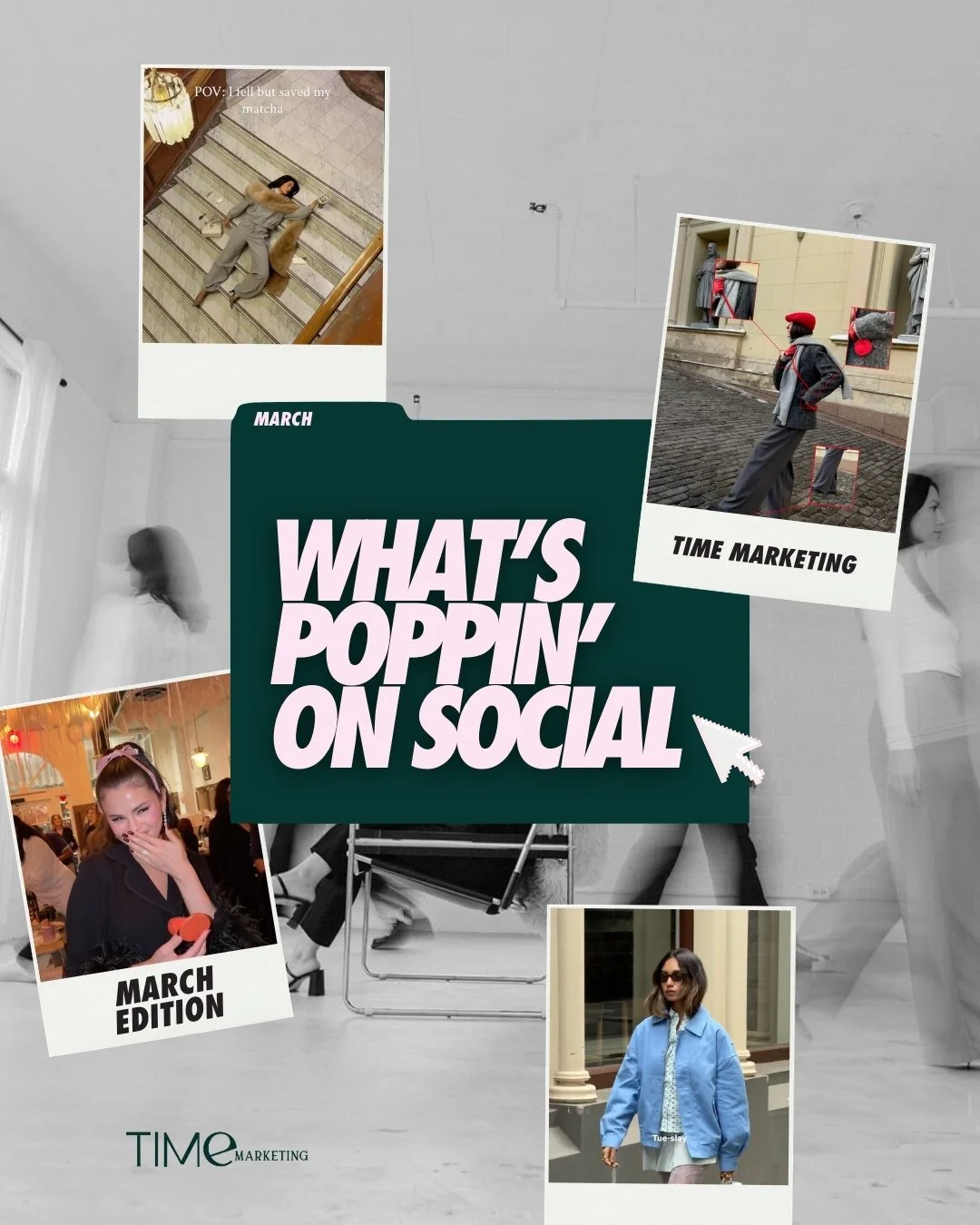 March is your excuse to try something new.

The trends right now? Playful. Strategic. Way easier to execute than they look.

If your content&rsquo;s been feeling a little flat, this is your refresh.

Go read the blog: 🔗✨ 
https://www.timeisnowmarket