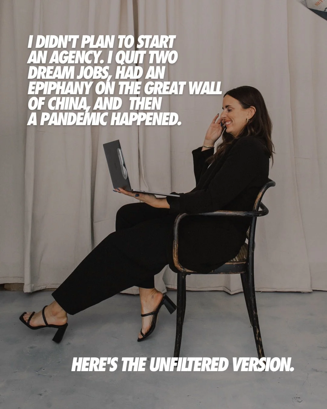 Nike. Saje. A Kardashian collab. An epiphany on the Great Wall of China. And somehow, it all led here. 

Kate didn&rsquo;t plan to start an agency, but every chapter was quietly preparing her for it. Swipe for the unfiltered version. 👉

time marketi