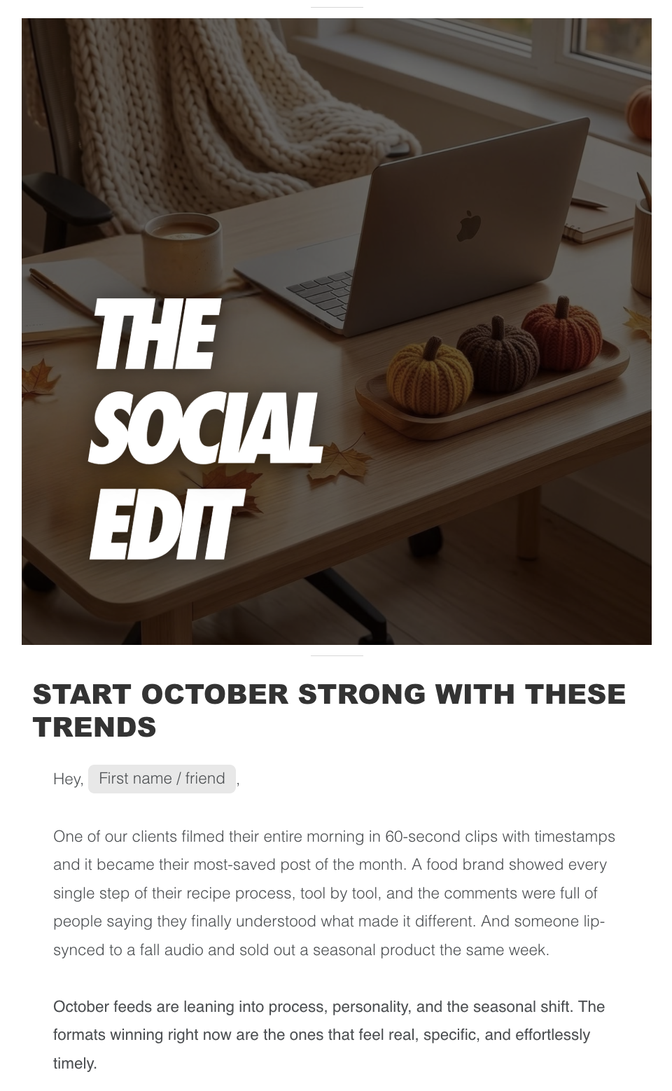 TIME Marketing Social Edit Monthly Email