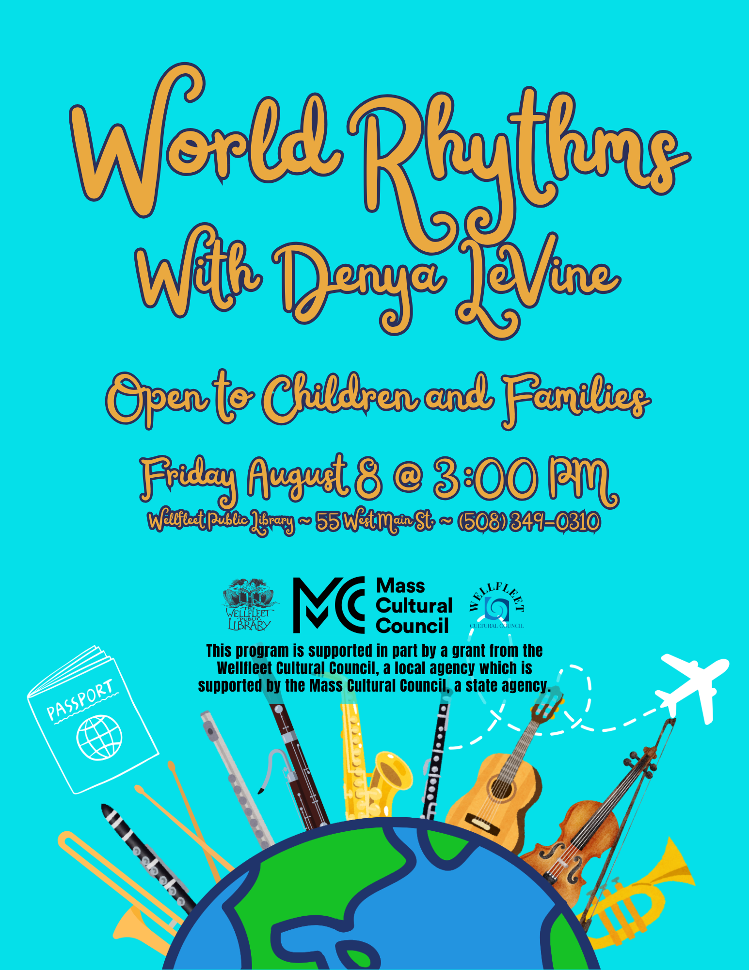 Multicultural Music, Dance, Rhythm with Denya LeVine