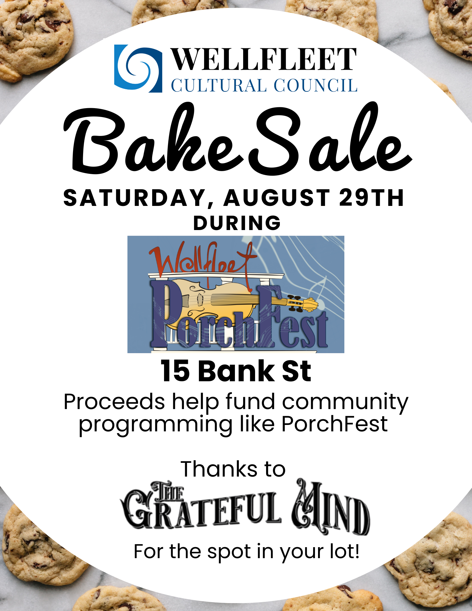 Cultural Council Bake Sale