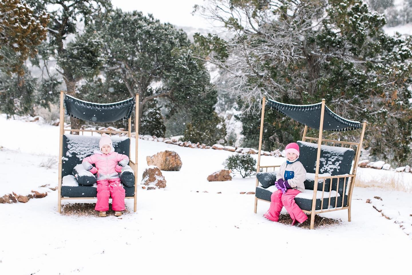 This past Friday we were surprised with a Snow Day at the Casa!

The kids loved it while it lasted&hellip;.. 24 hours later we were hiking in sunshine and shorts. #santafeweather