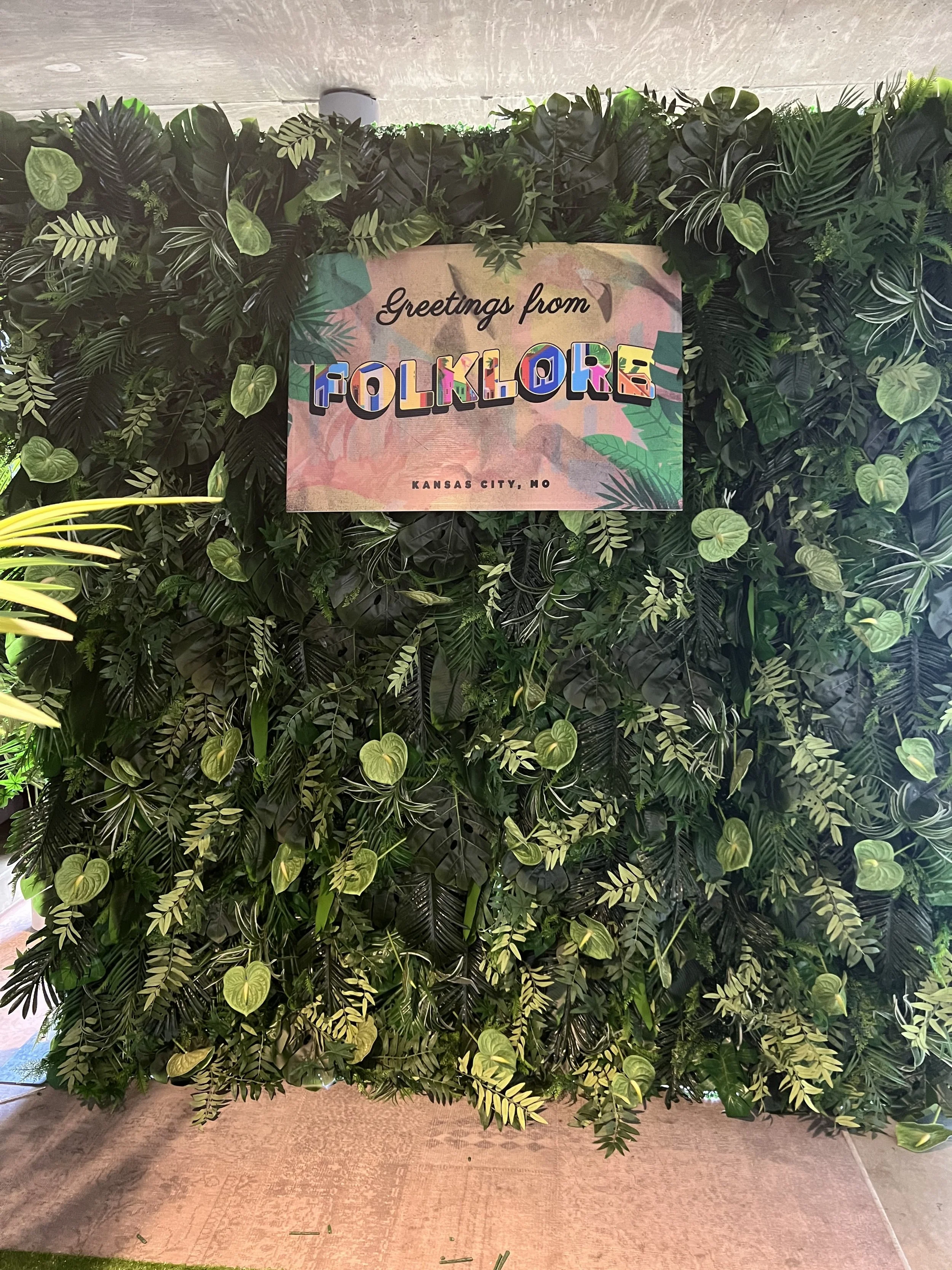New Event Rental: Tropical Greenery Wall